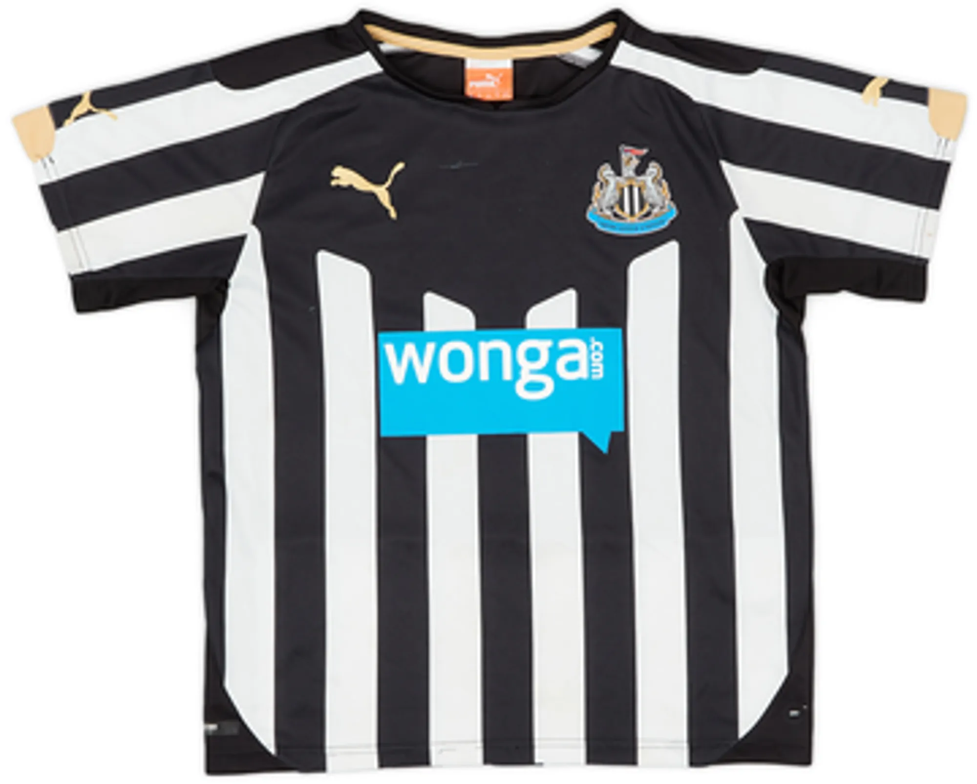 Puma Newcastle United Boys SS Home Shirt 2014/15