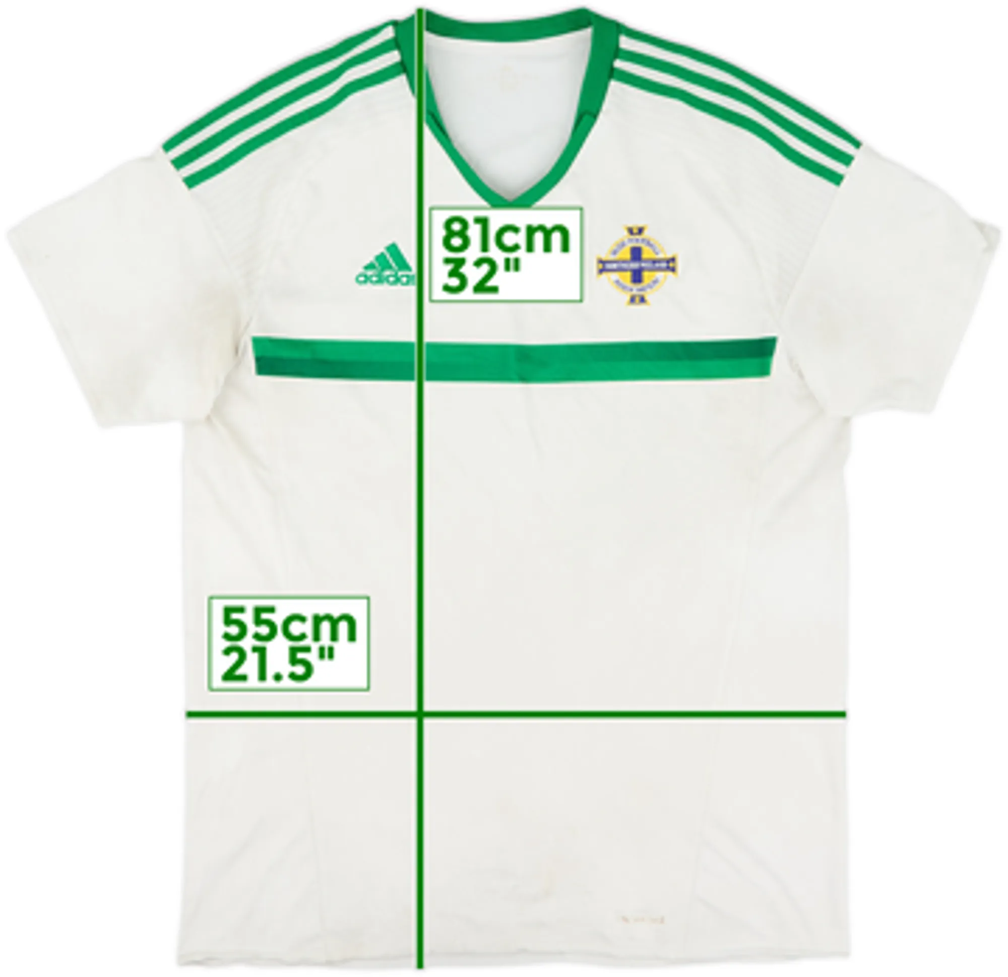 Umbro Northern Ireland Mens SS Away Shirt 2016