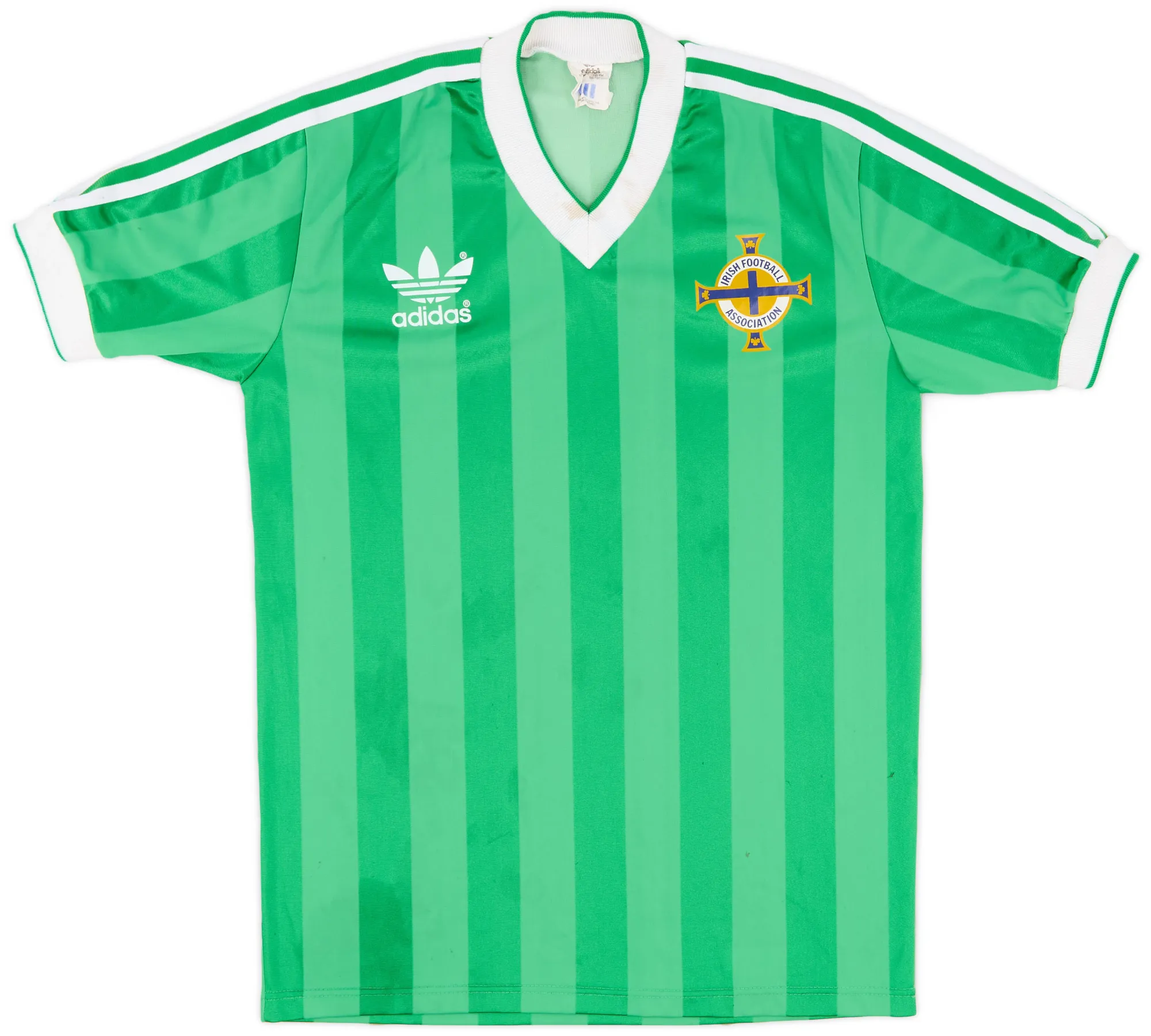 adidas Northern Ireland Mens SS Home Shirt 1986