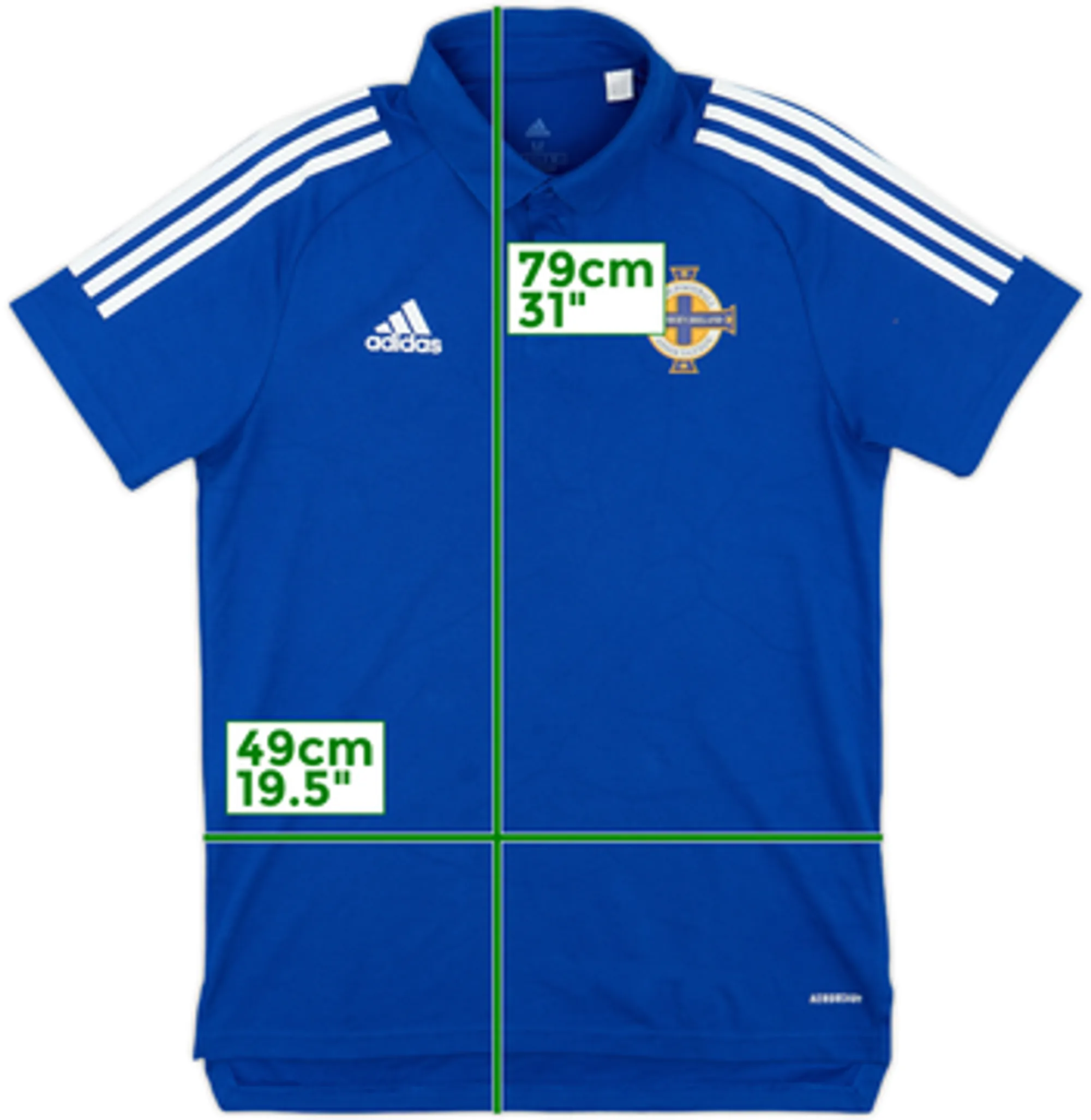 2019-20 Northern Ireland adidas Polo Shirt - 8/10 - (L)