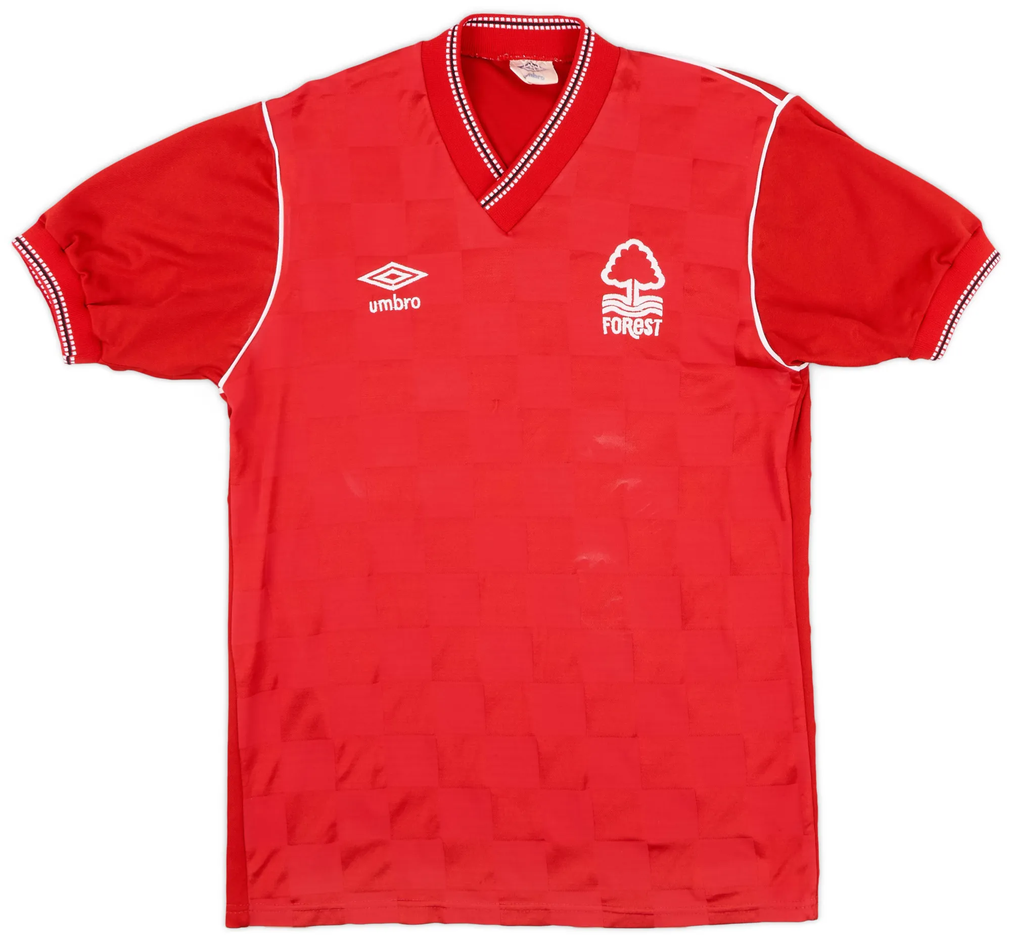 Umbro Nottingham Forest Mens SS Home Shirt 1986/88
