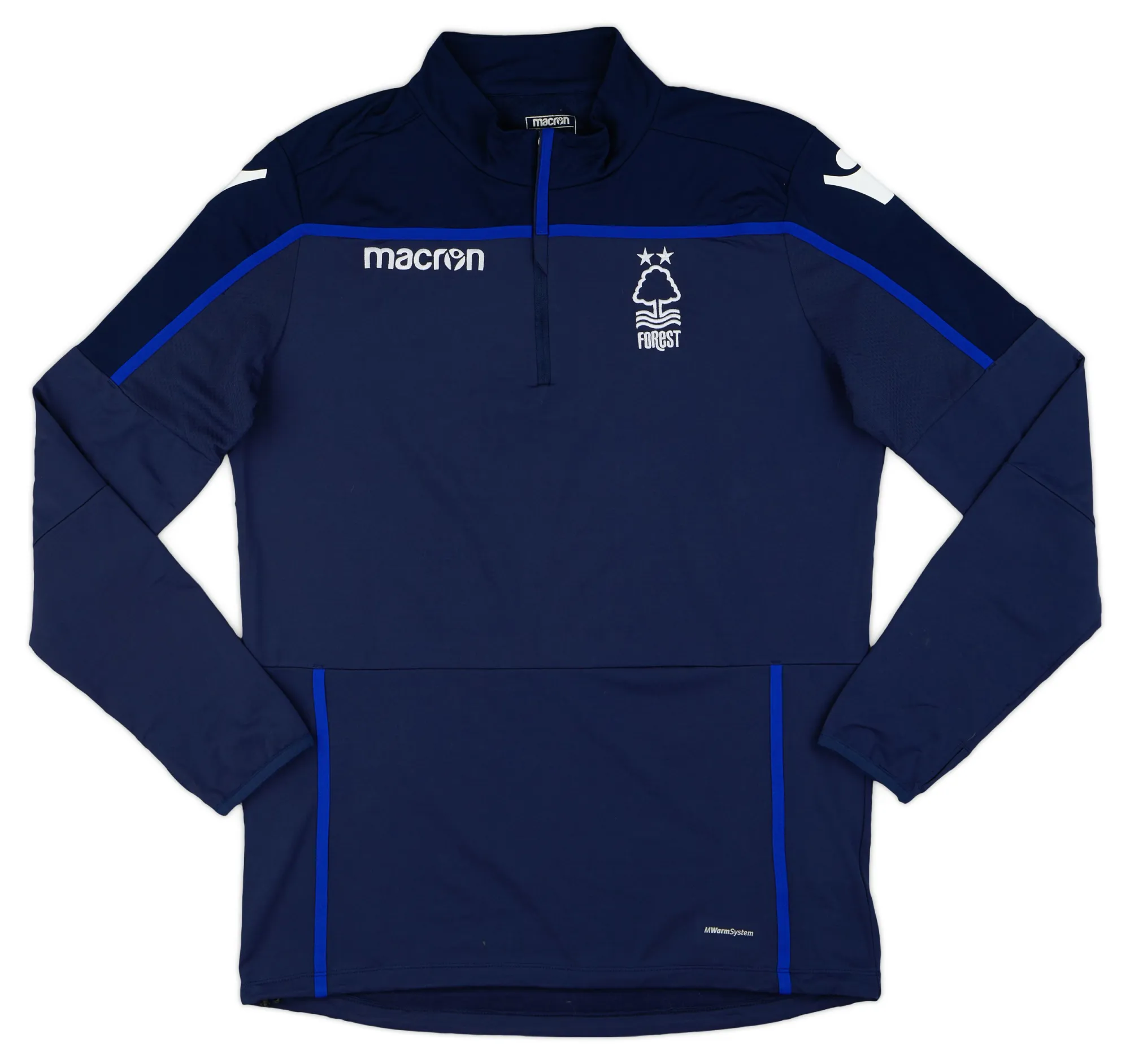 2018-19 Nottingham Forest Macron 1/2 Zip Training L/S Top - 9/10 - (XXL)