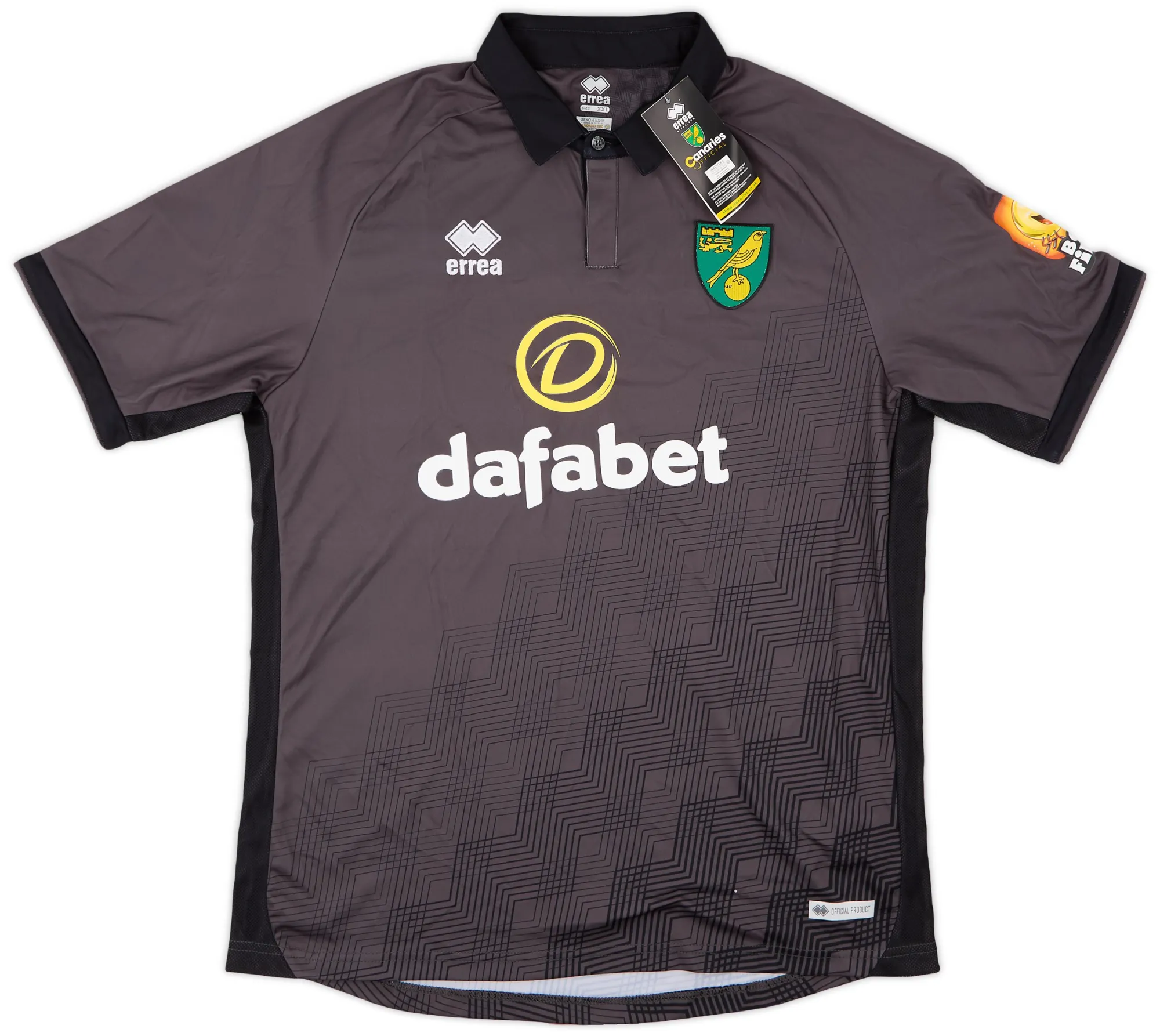 Errea Norwich City Mens SS Third Shirt 2019/20