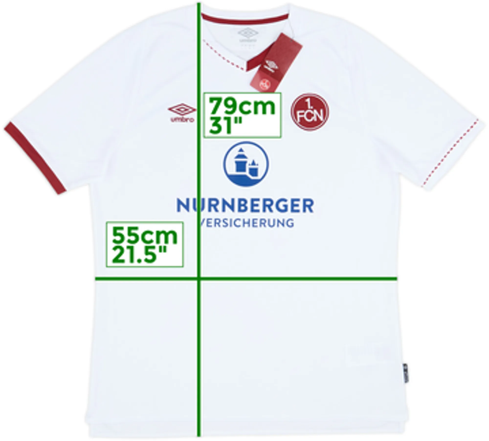 Umbro Nürnberg Mens SS Away Shirt 2020/21