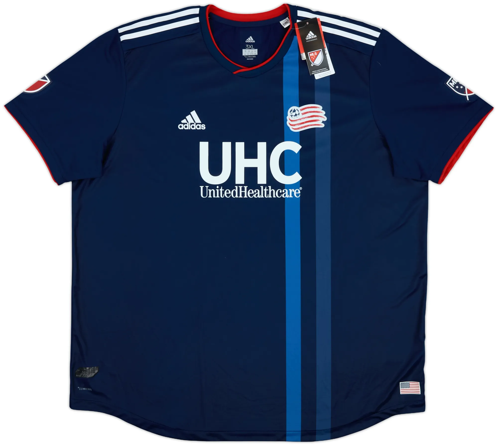 adidas New England Revolution Mens SS Home Shirt 2018