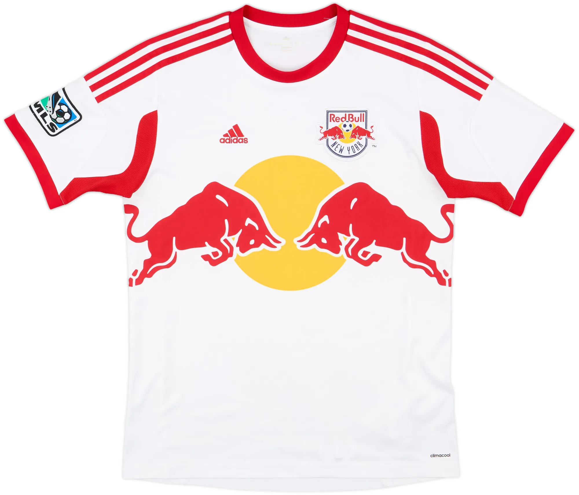 adidas New York Red Bulls Boys SS Home Shirt 2013