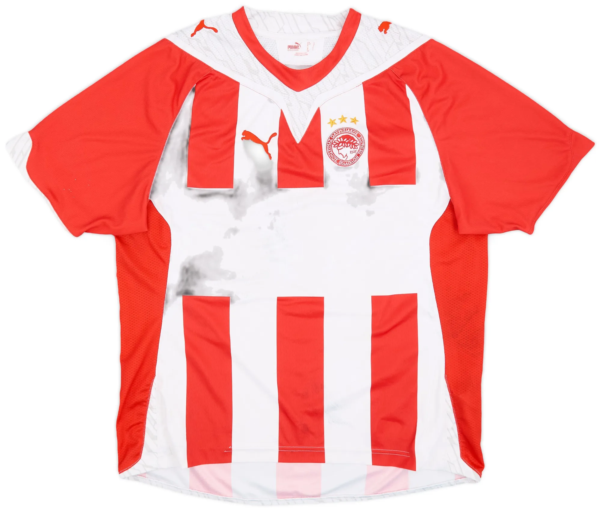 Puma Olympiacos Mens SS Home Shirt 2009/10