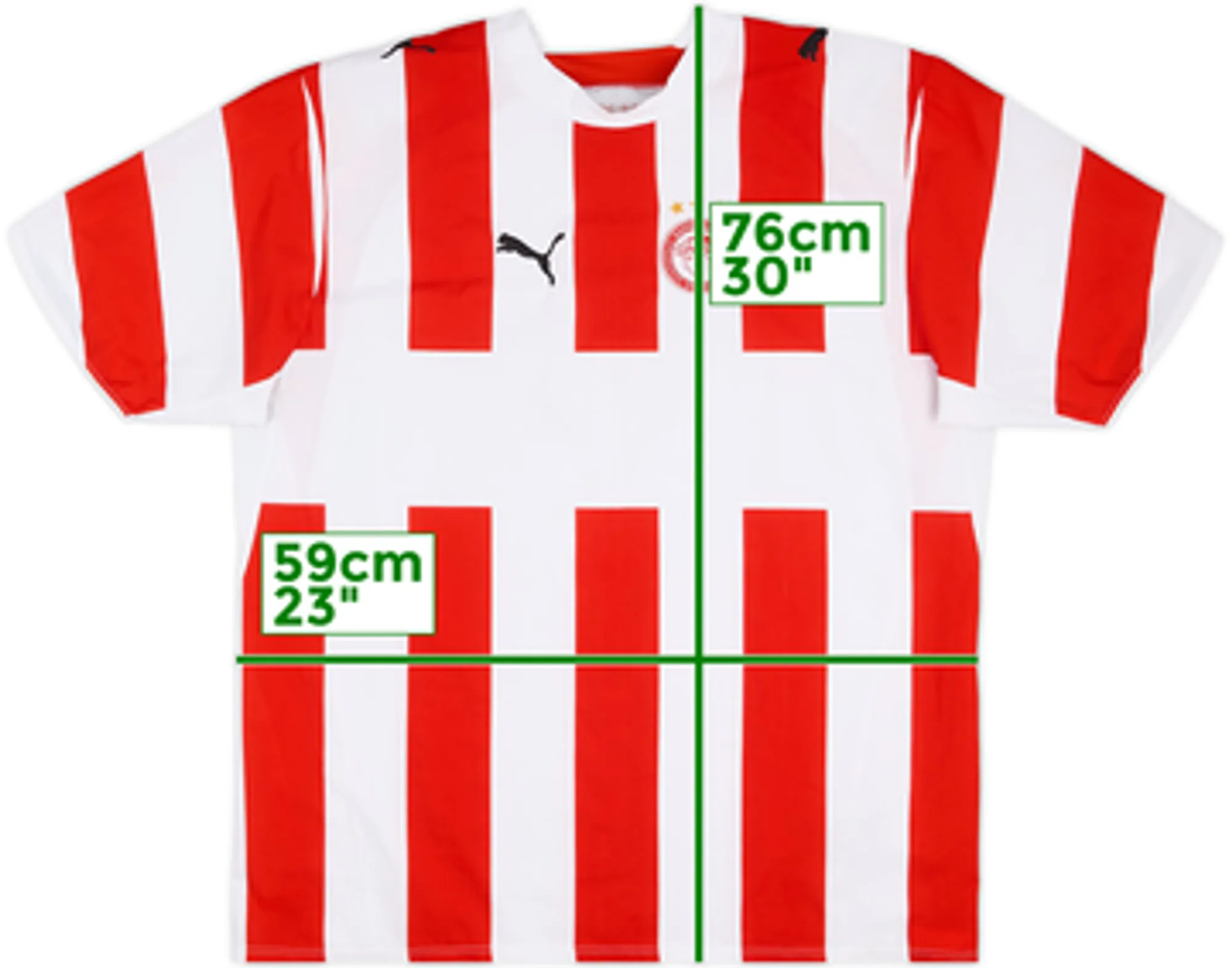 Puma Olympiacos Mens SS Home Shirt 2006/07