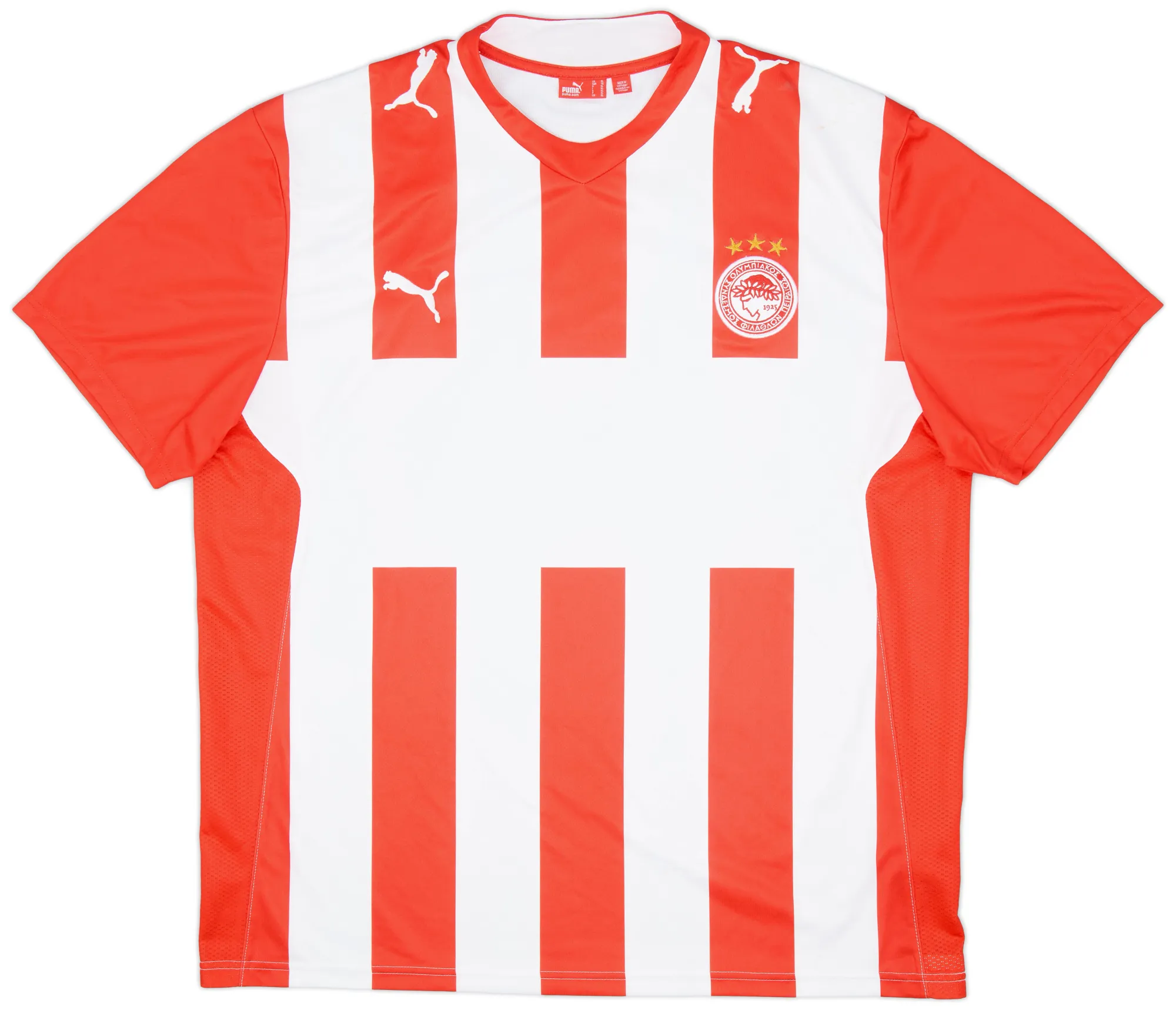 Puma Olympiacos Mens SS Home Shirt 2009/10