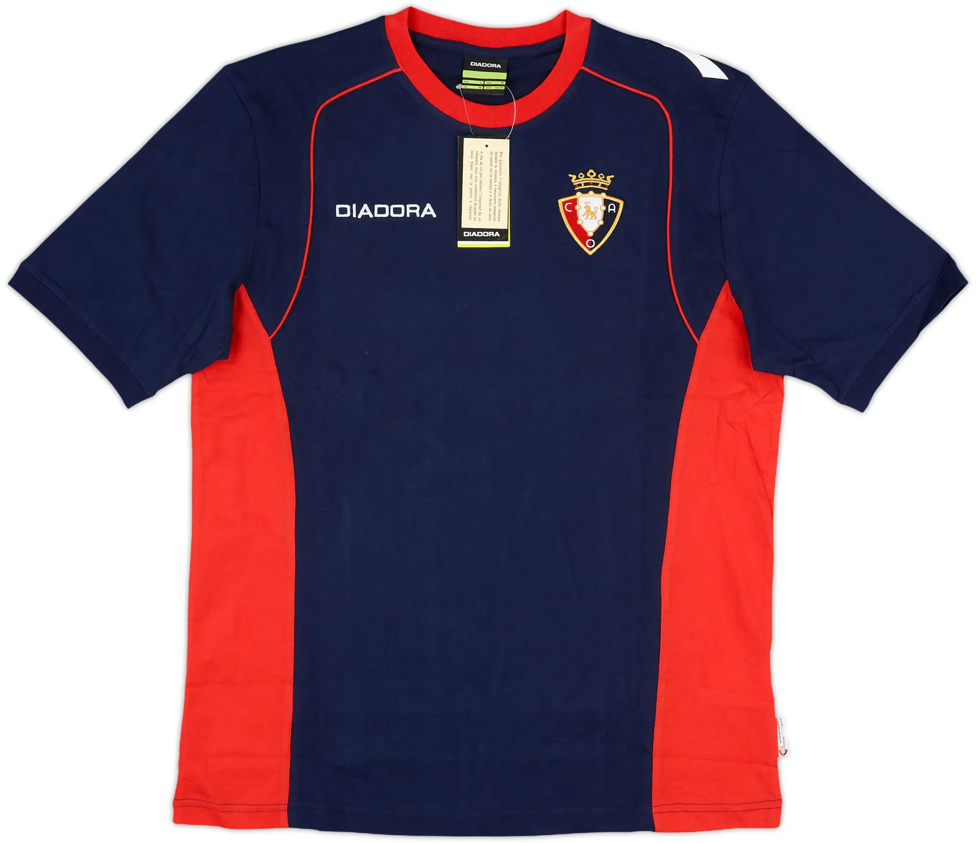 Diadora Osasuna Mens SS Home Shirt 2008/09