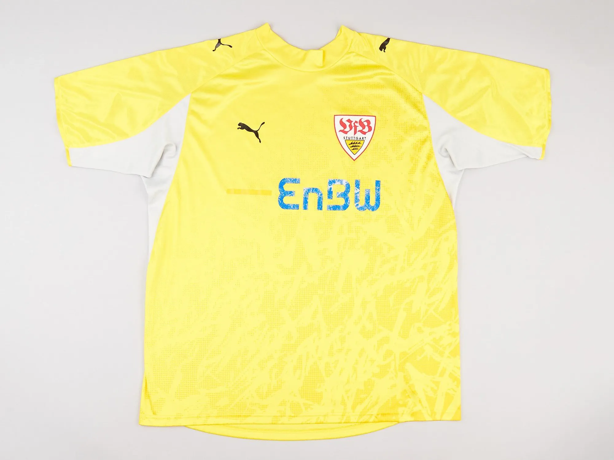 Puma Stuttgart Mens LS Goalkeeper Home Shirt 2000/01