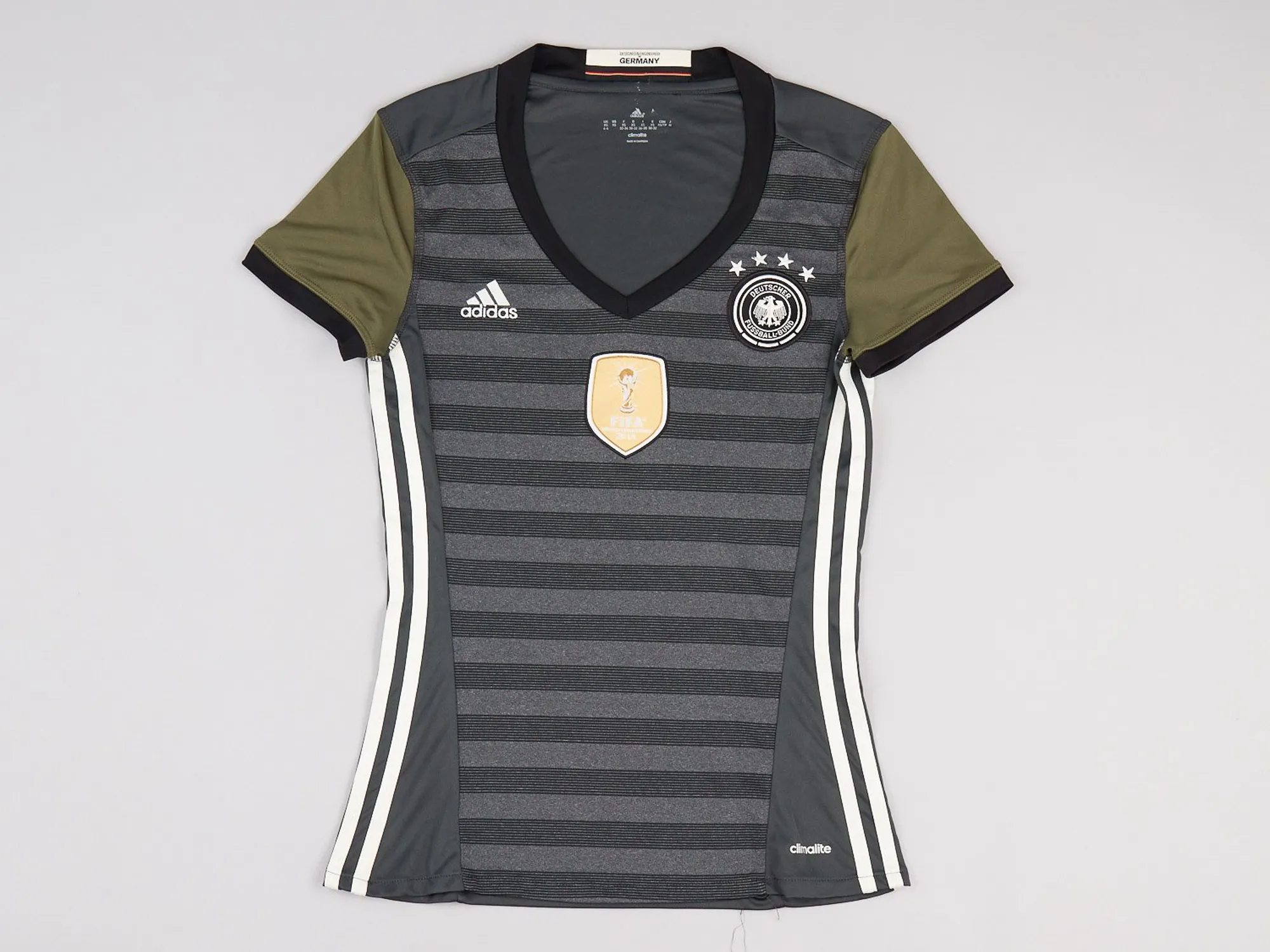 adidas Germany Womens SS Away Shirt 2015