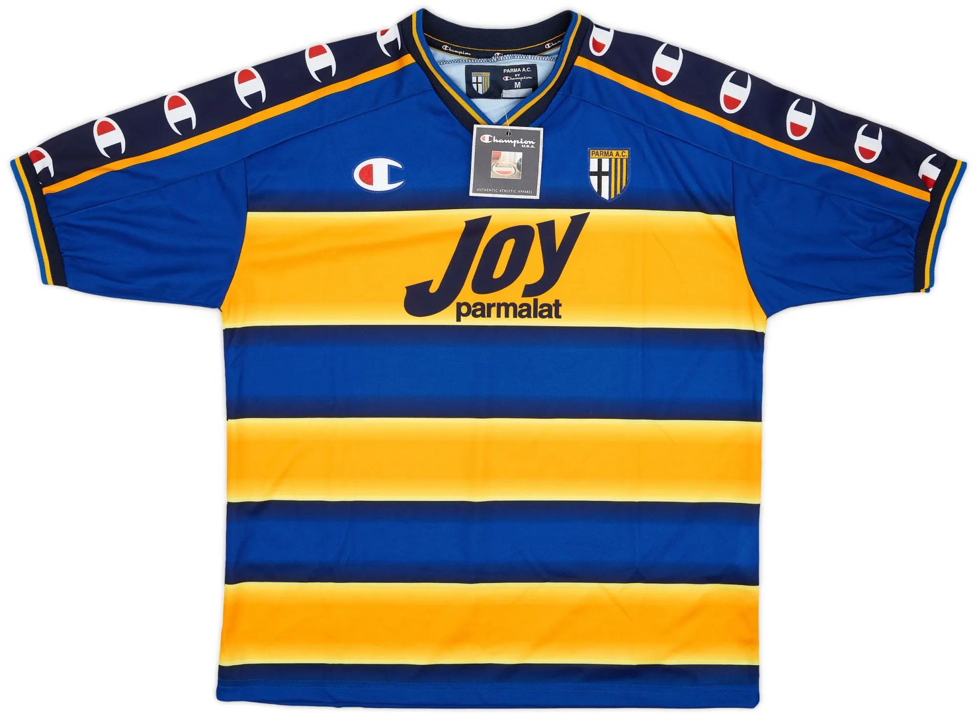 Champion Parma Mens SS Home Shirt 2001/02