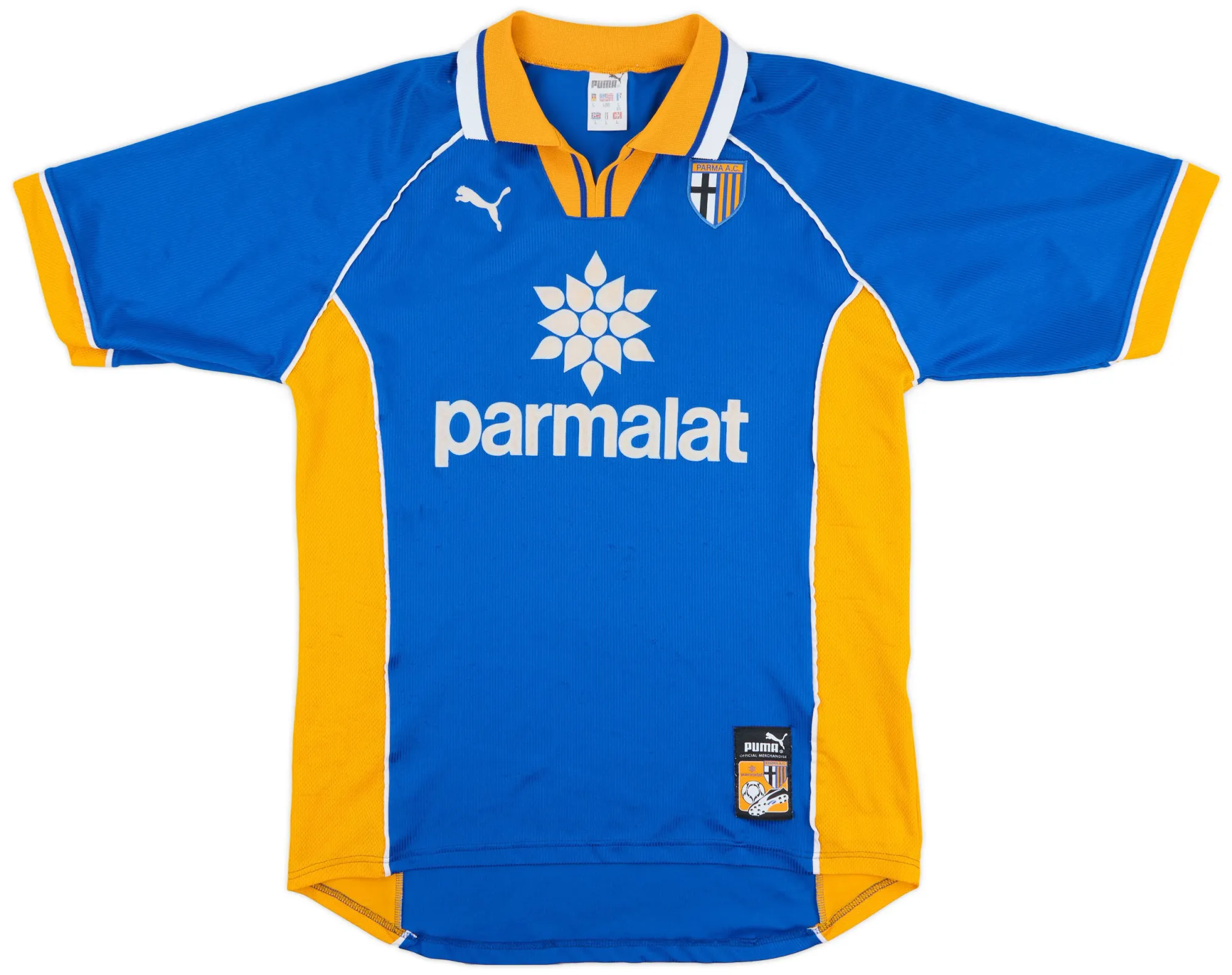 Puma Parma Mens SS Away Shirt 1997/98