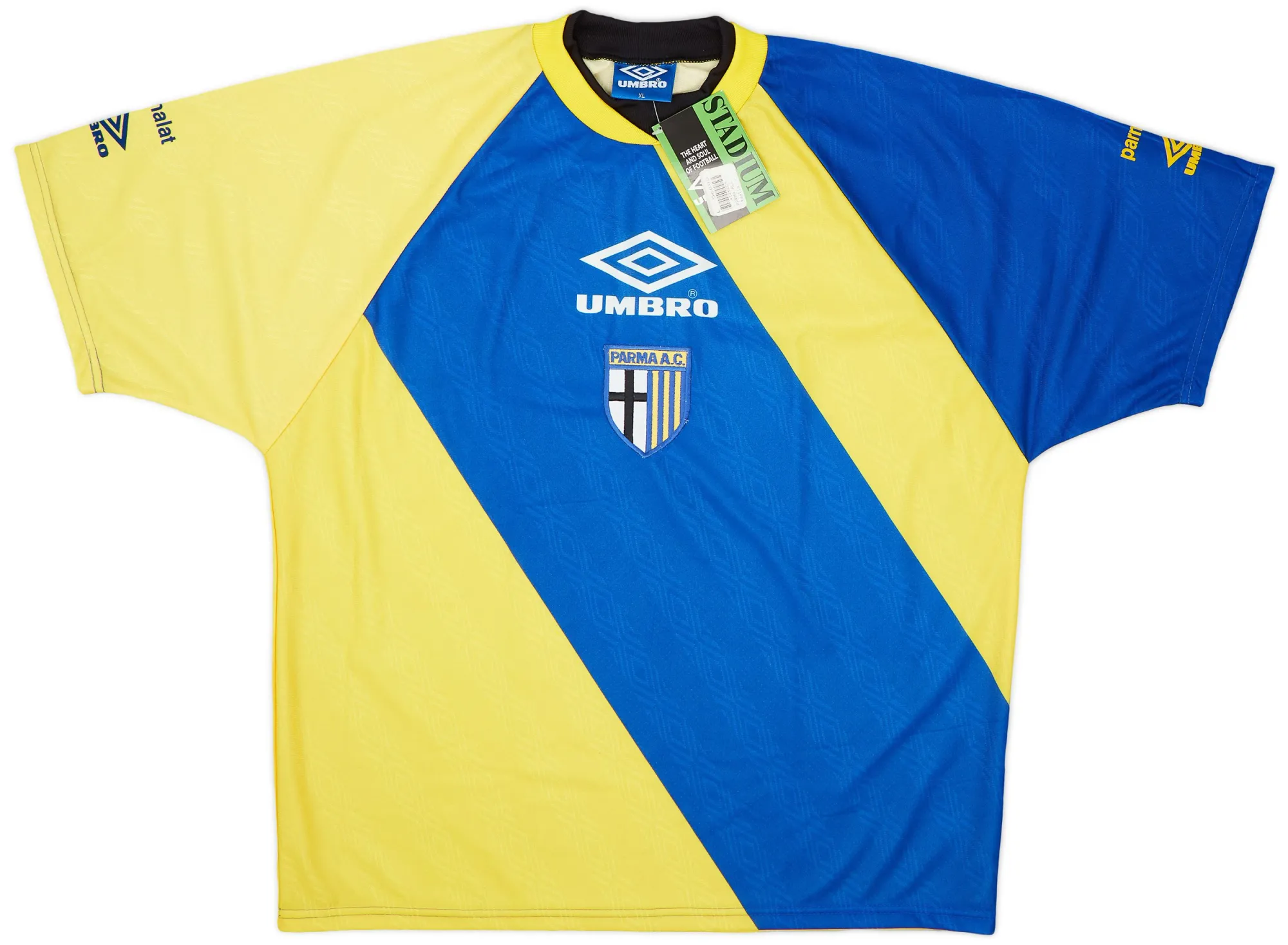 Umbro Parma Mens SS Away Shirt 1993/95