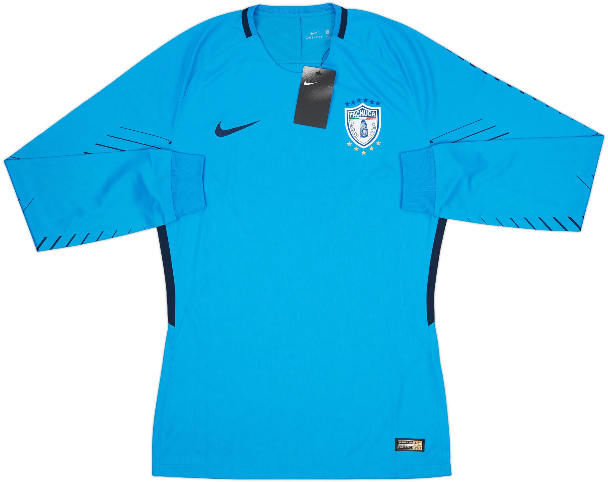 Nike Pachuca Mens LS Goalkeeper Player Issue Home Shirt 2016/18