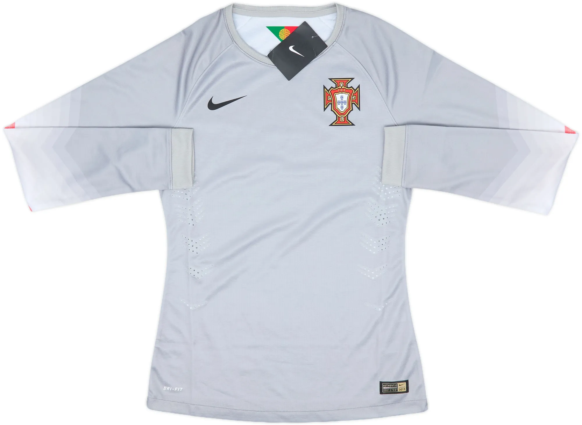Nike Portugal Mens LS Goalkeeper Player Issue Home Shirt 2014