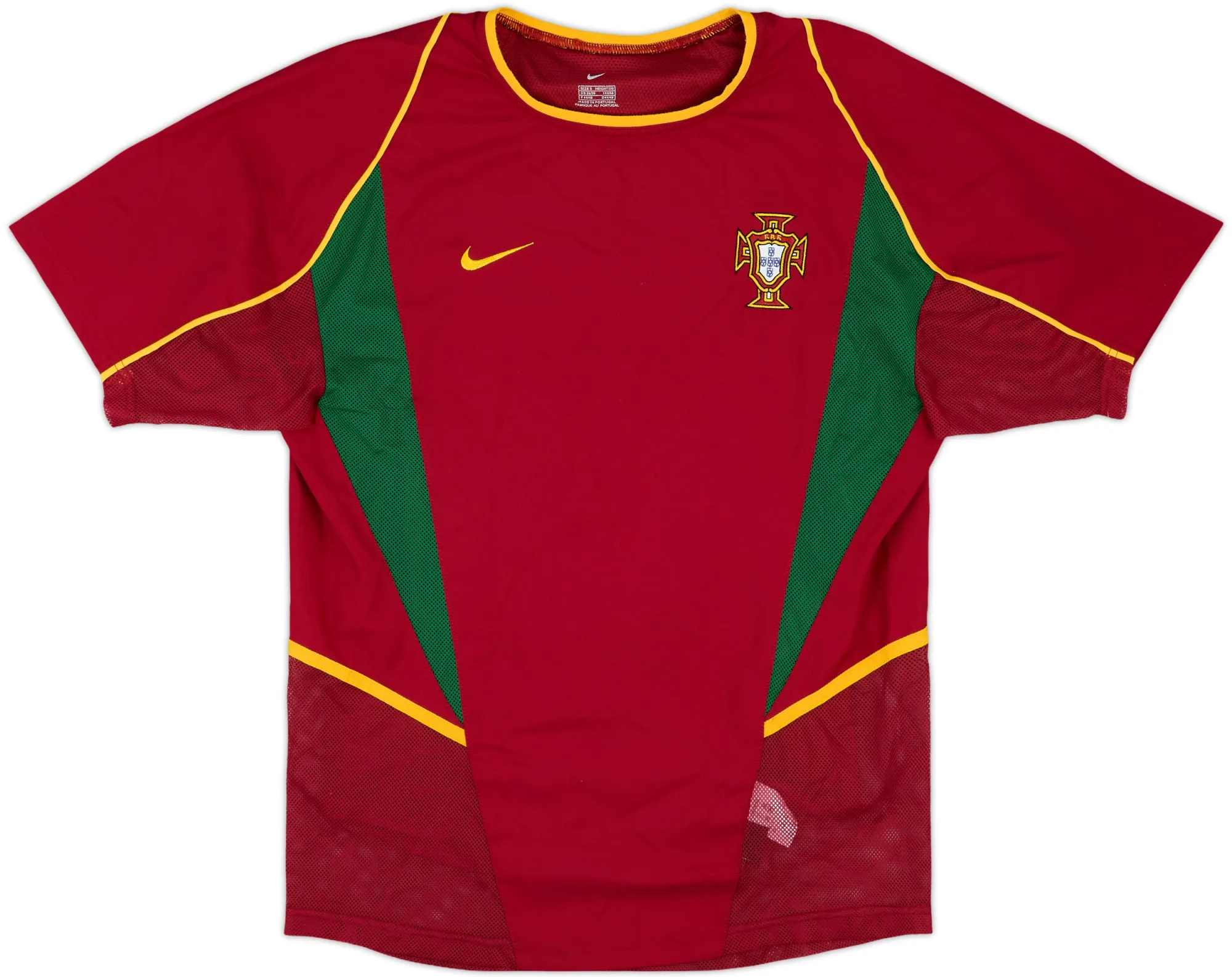 Nike Portugal Mens SS Player Issue Home Shirt 2002