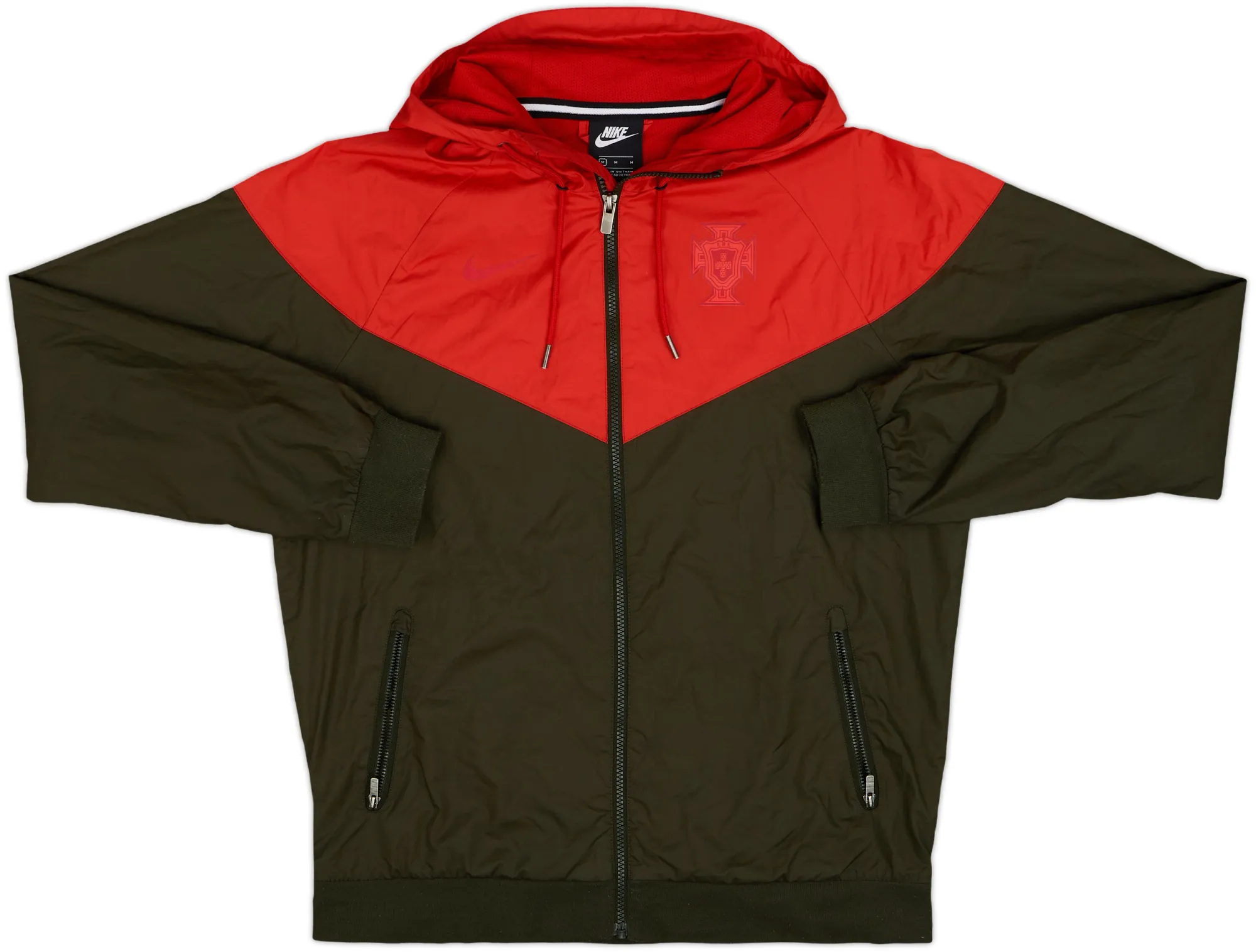 2020-21 Portugal Nike Hooded Track Jacket - 8/10 - (M)