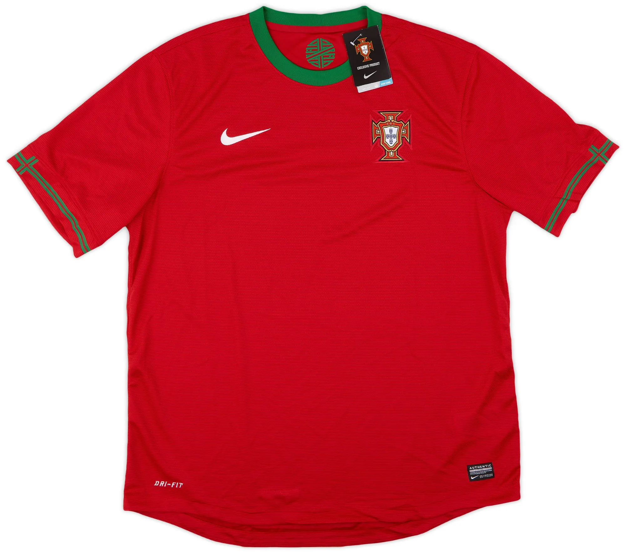 Nike Portugal Mens SS Home Shirt 2012