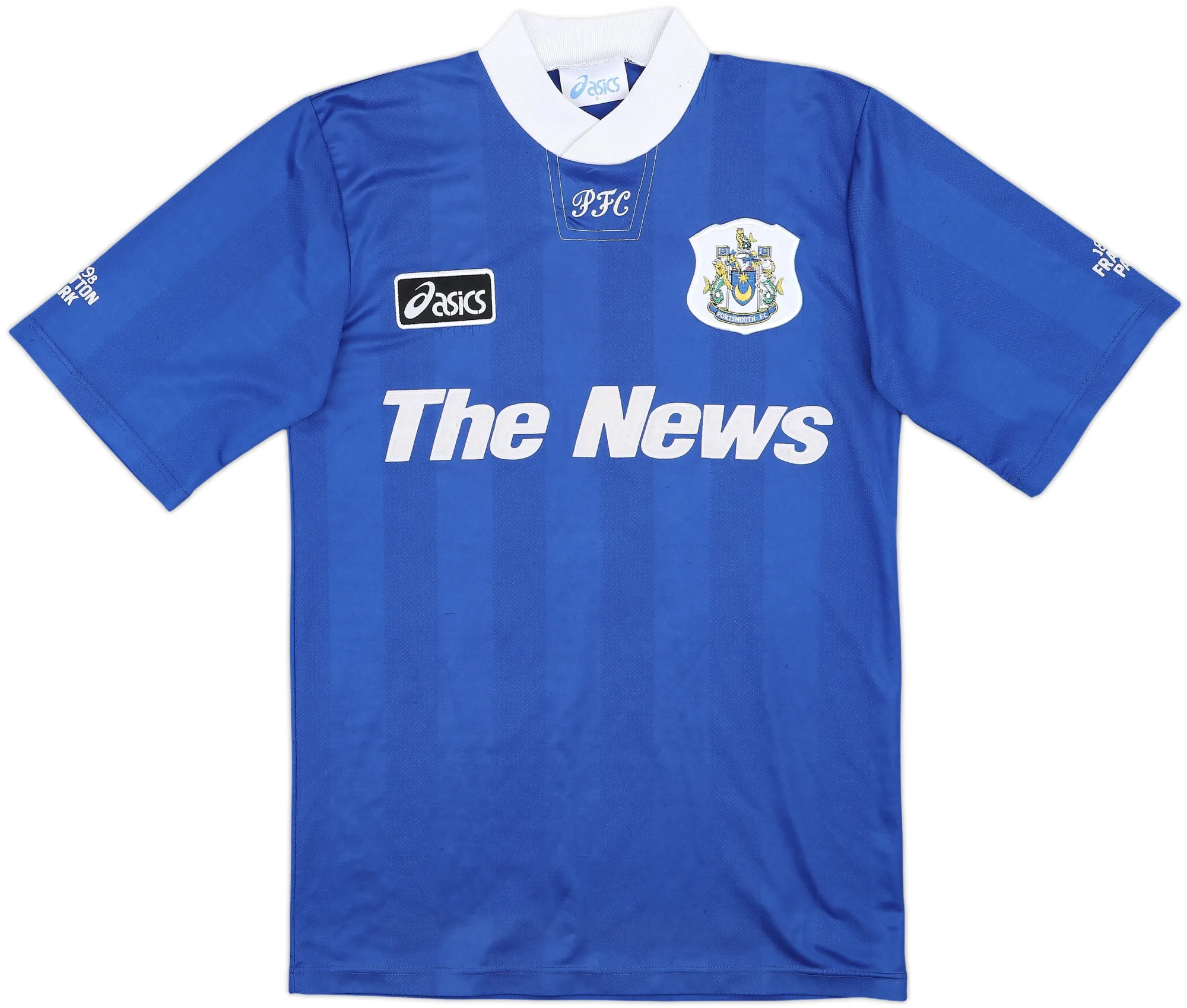 Asics Portsmouth Mens SS Home Shirt 1995/97