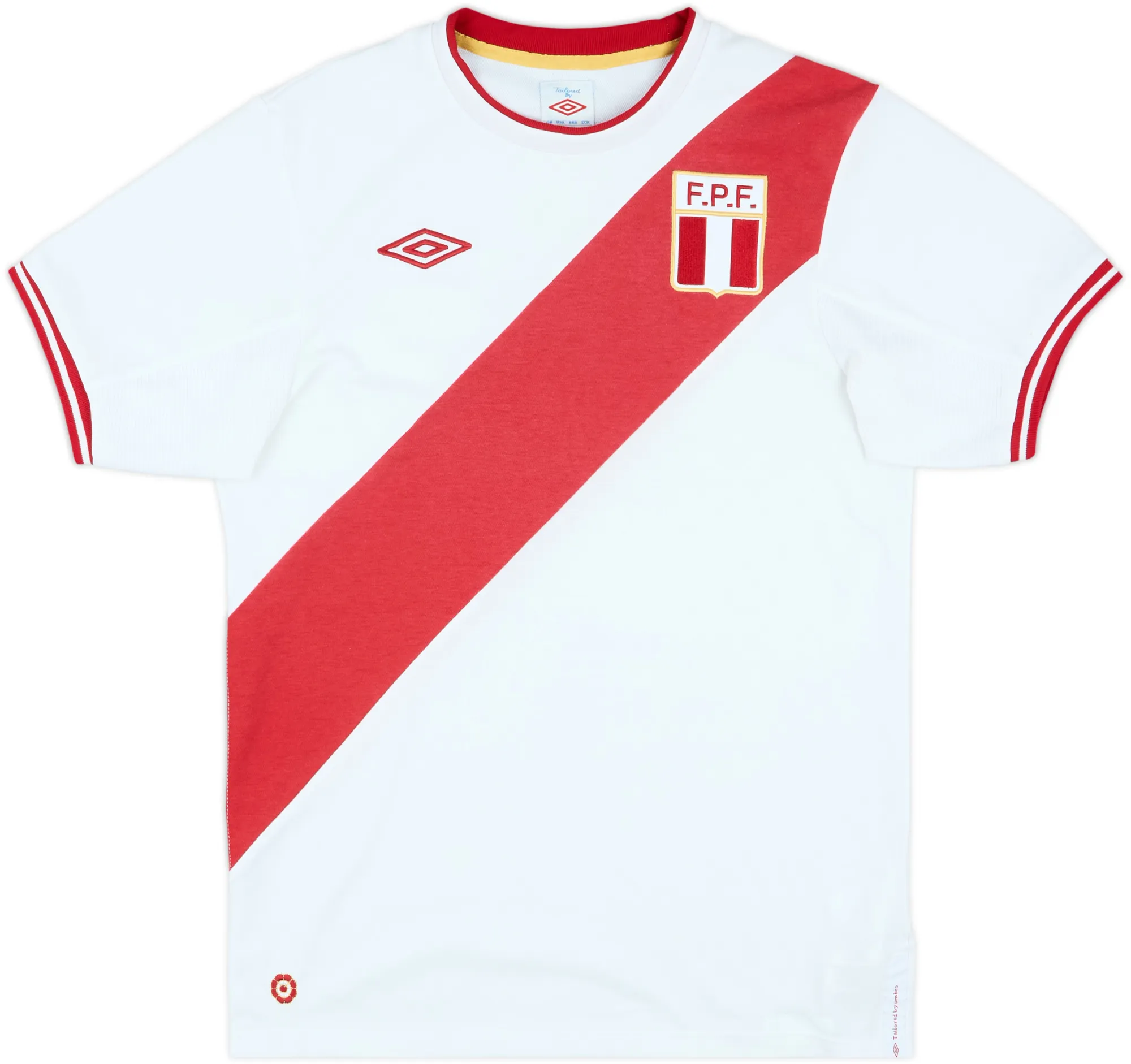 Umbro Peru Mens SS Home Shirt 2011