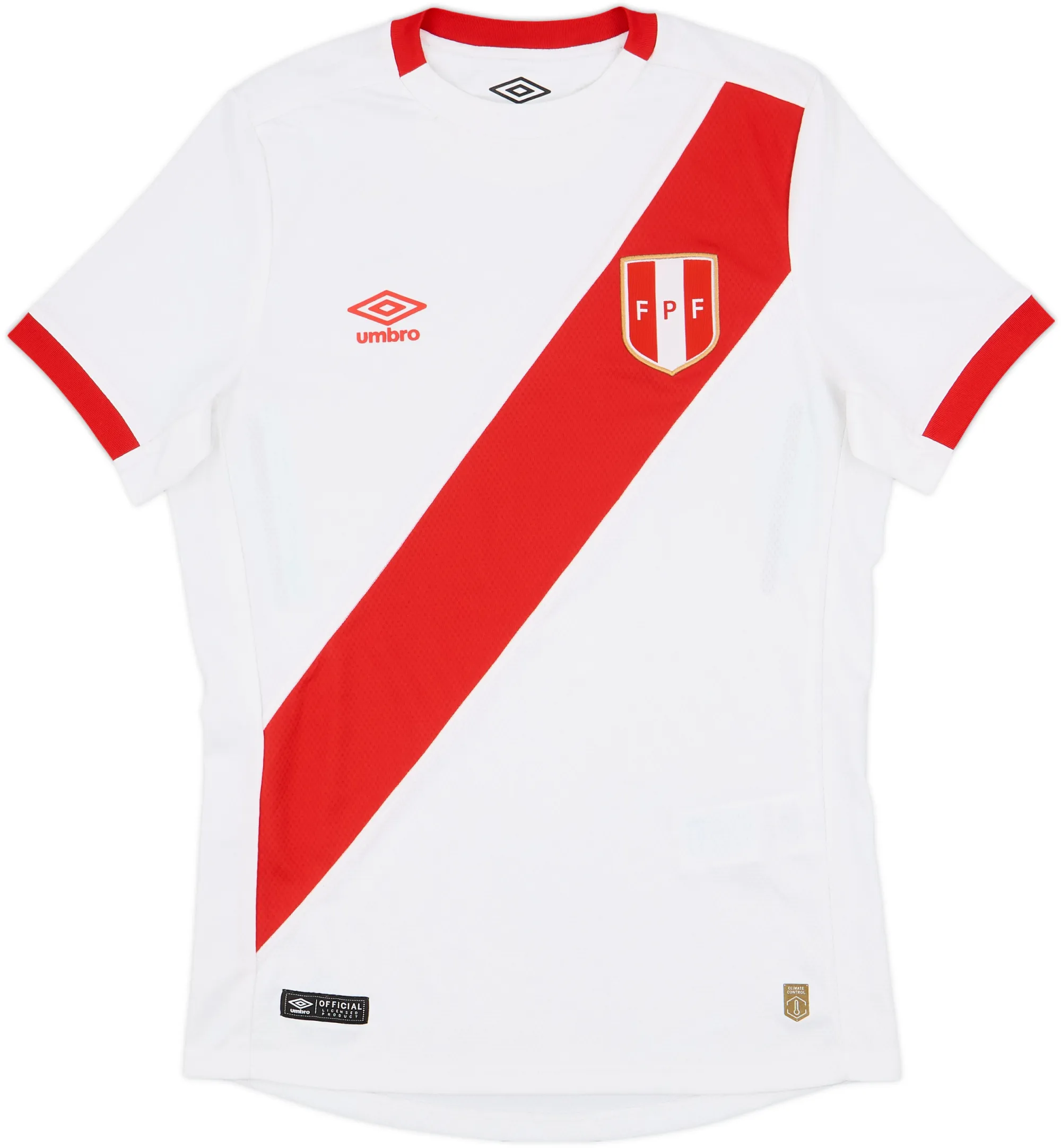 Umbro Peru Mens SS Home Shirt 2015