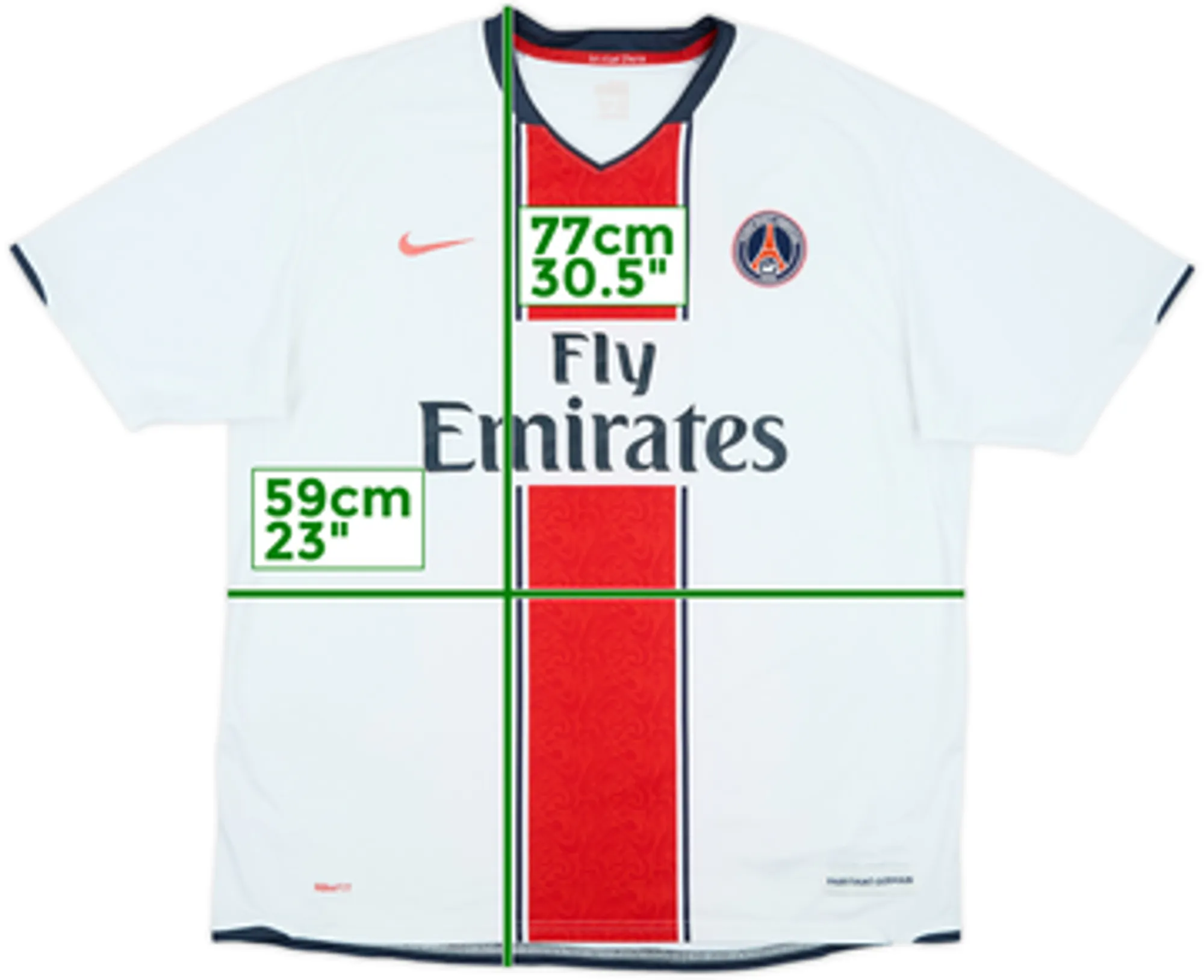 Nike Paris Saint Germain Mens SS Away Shirt 2007/08