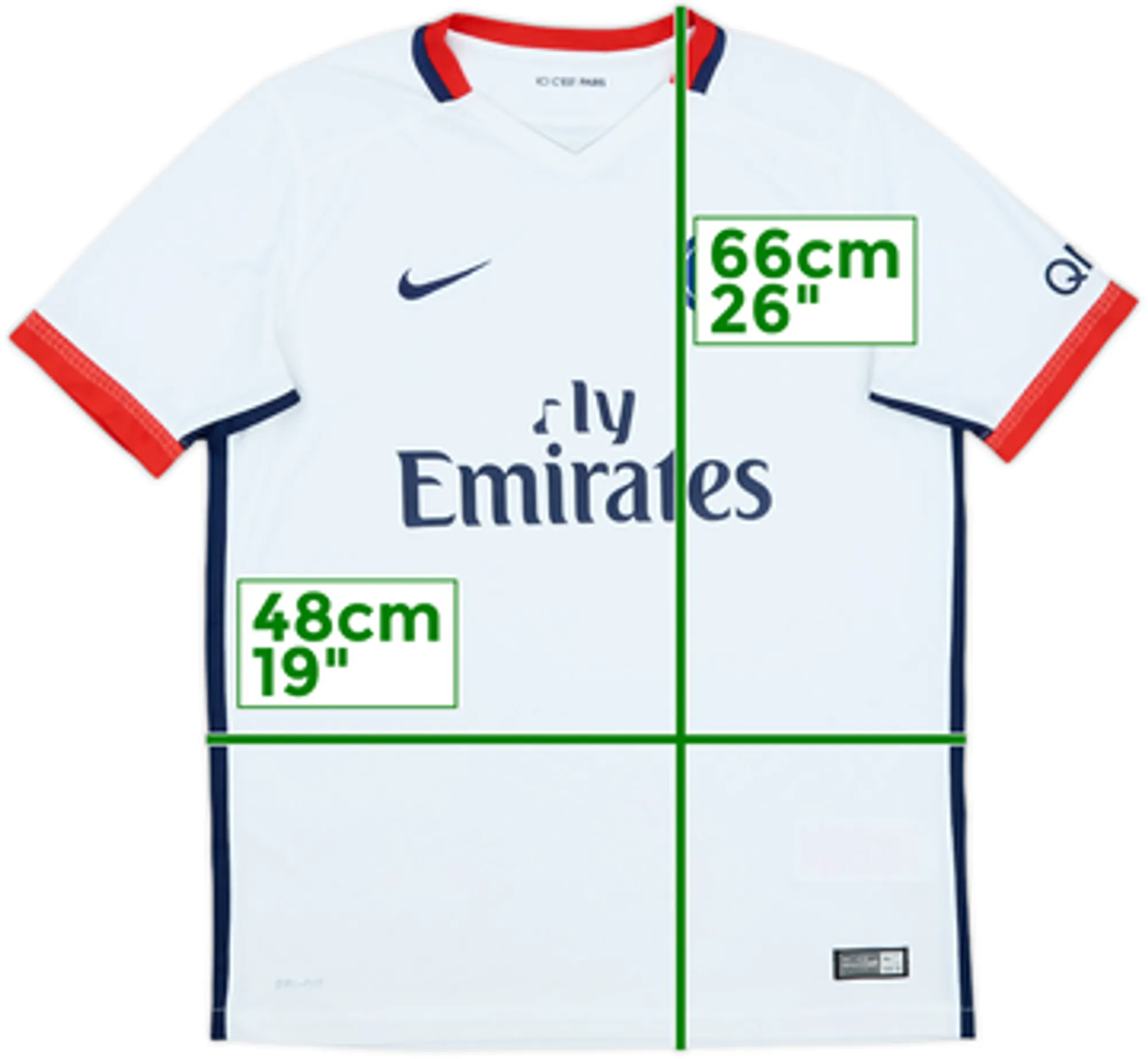 Nike Paris Saint Germain Boys SS Away Shirt 2015/16