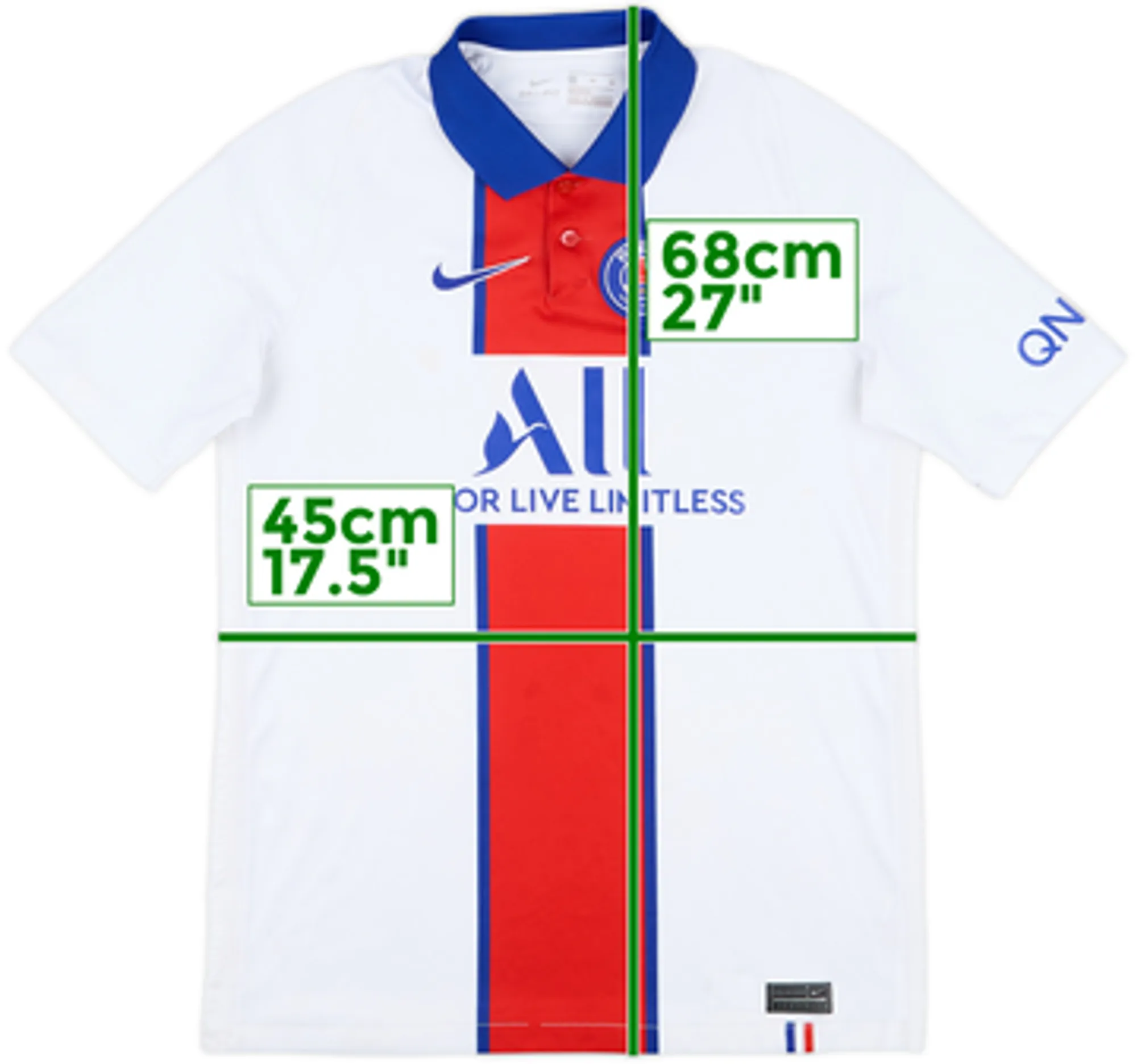 Nike Paris Saint Germain Mens SS Away Shirt 2020/21