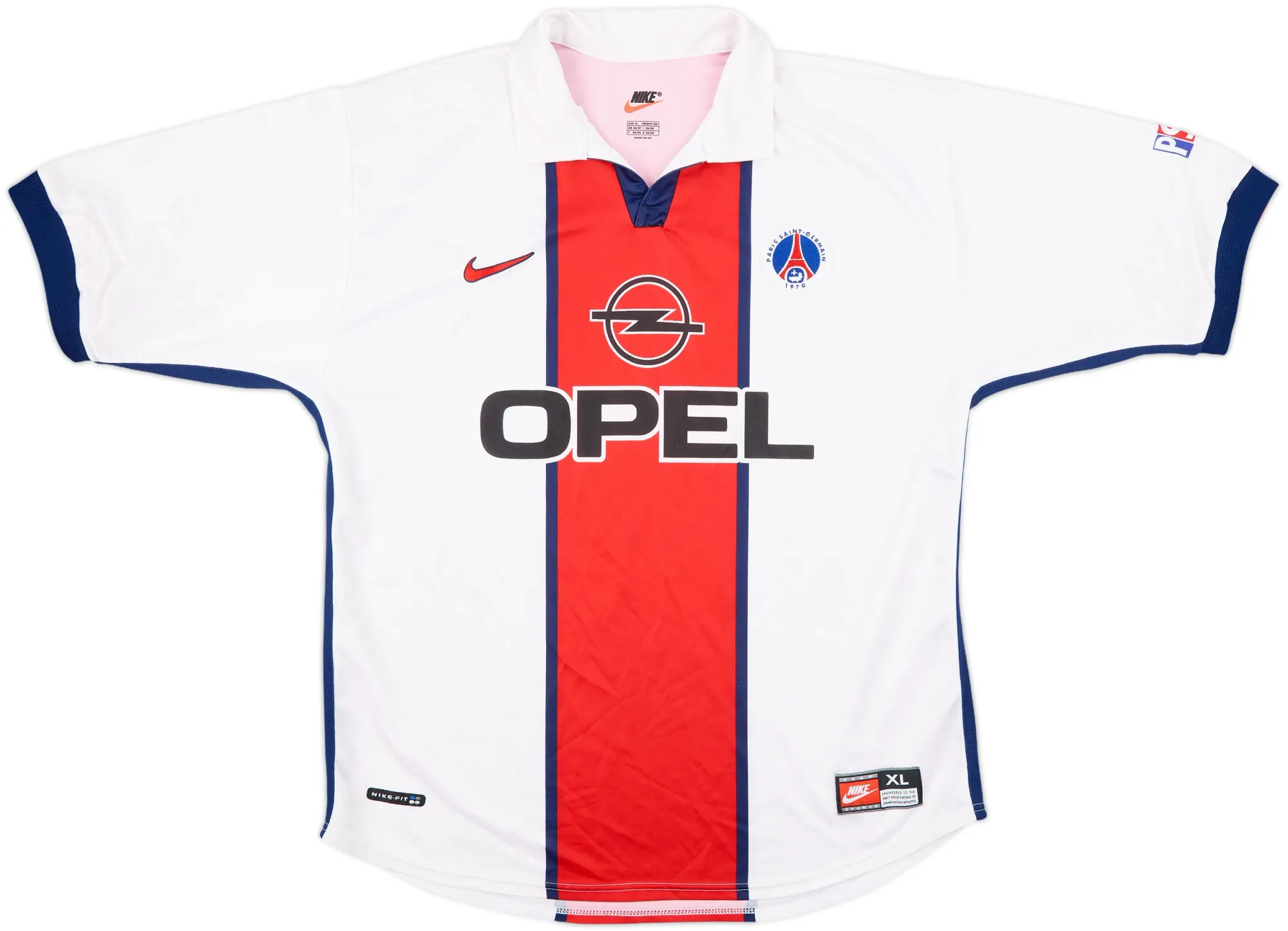 Nike Paris Saint Germain Mens SS Away Shirt 1998/99