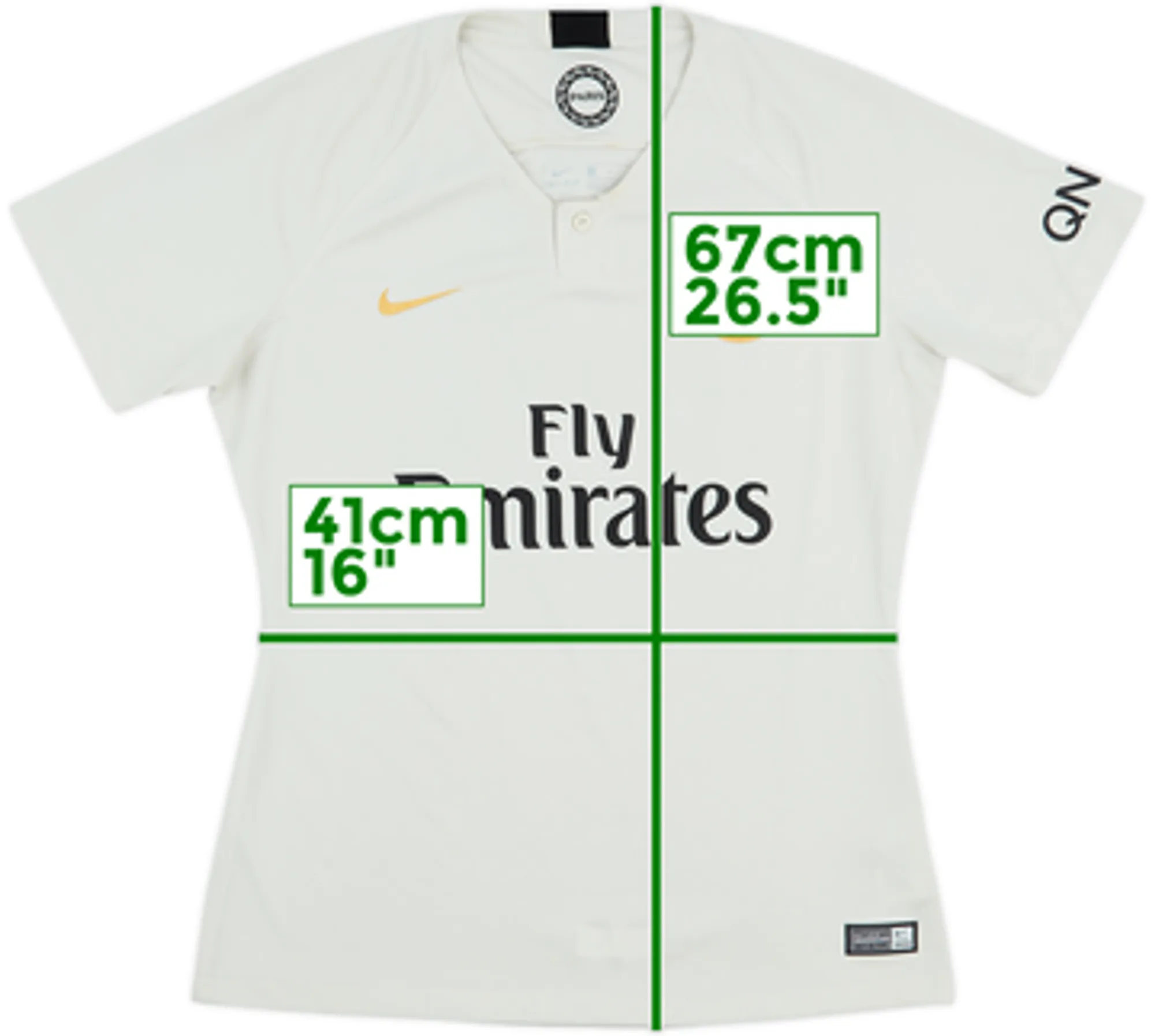 Nike Paris Saint Germain Womens SS Away Shirt 2018/19
