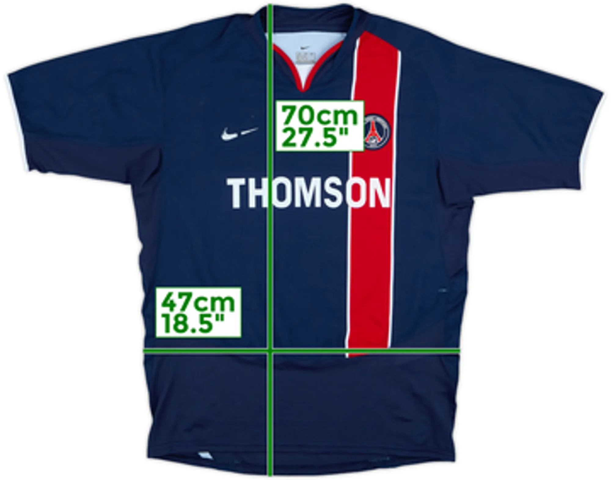 Nike Paris Saint Germain Mens SS Home Shirt 2003/04