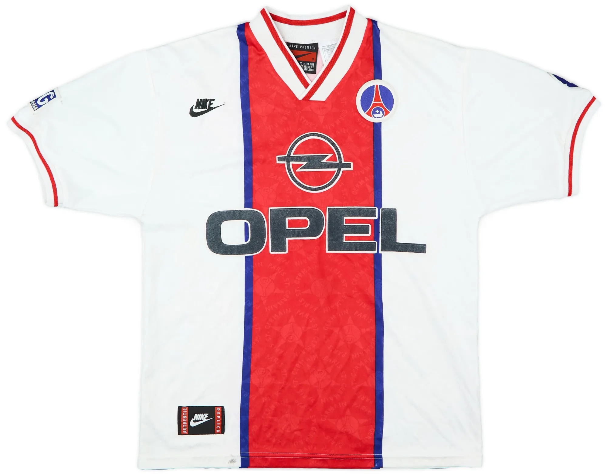 Nike Paris Saint Germain Mens SS Away Shirt 1995/96