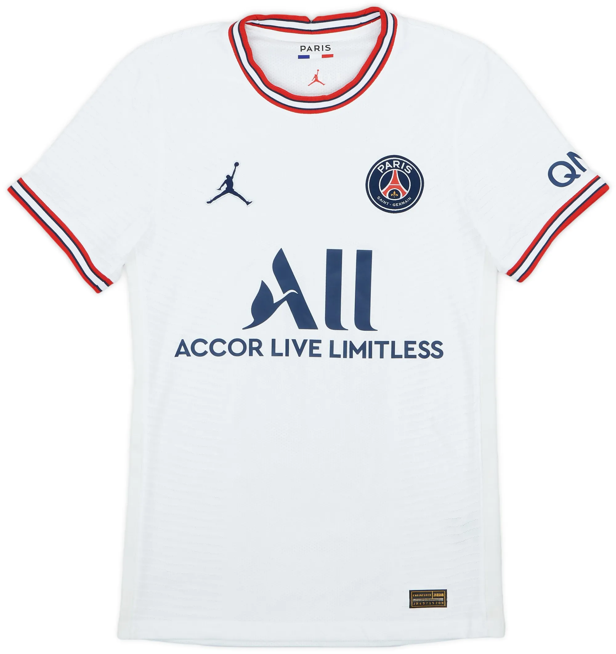 Nike Paris Saint Germain Mens SS Player Issue Fourth Shirt 2021/22