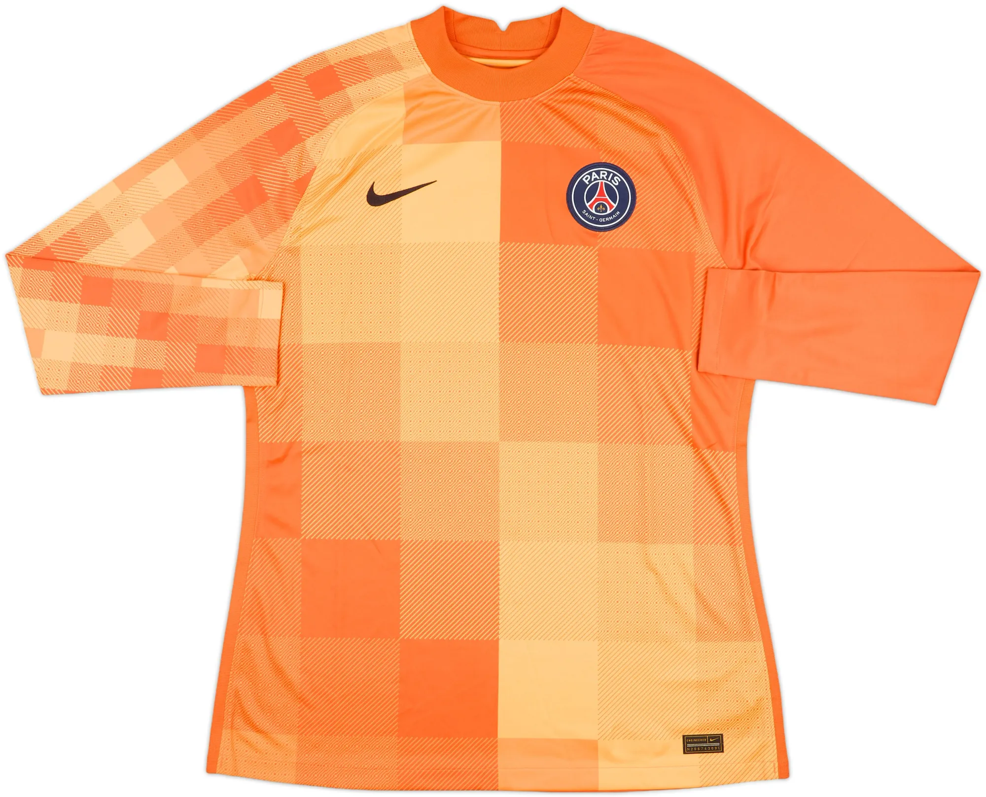 Nike Paris Saint Germain Mens LS Goalkeeper Home Shirt 2021/22