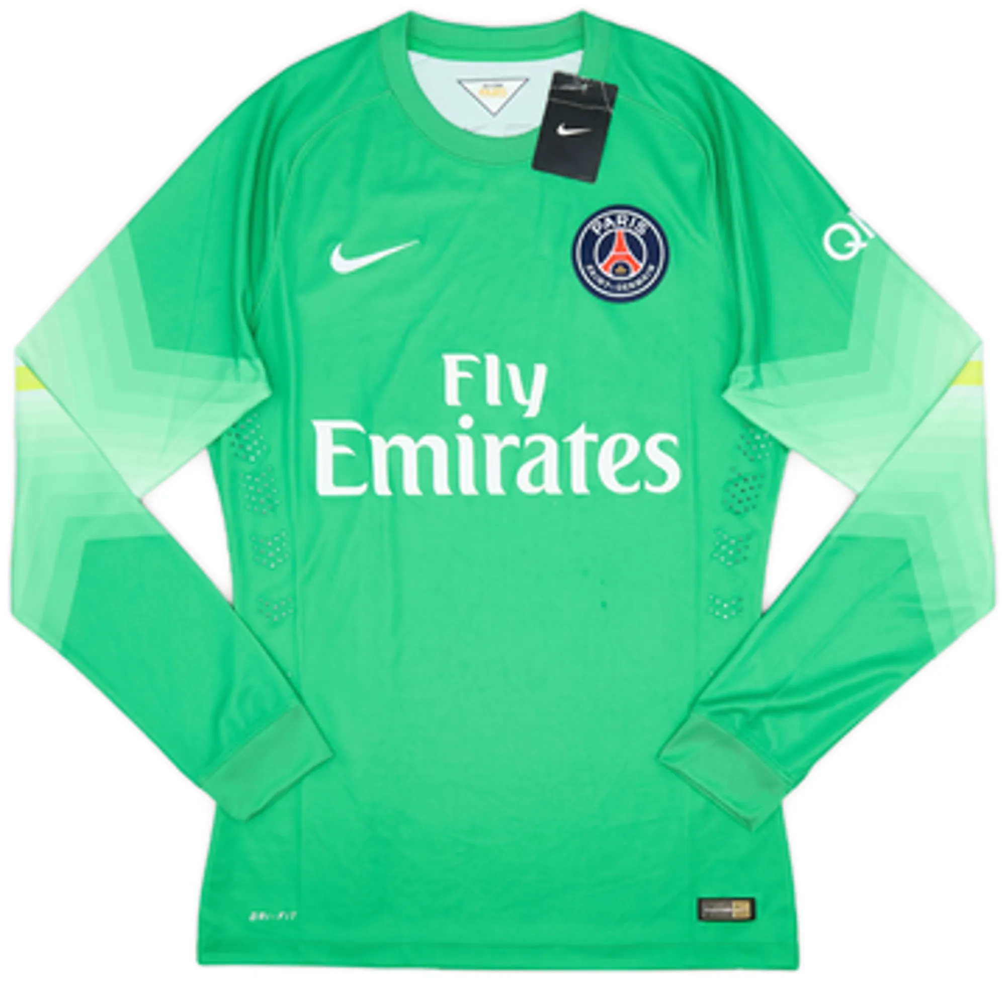 Nike Paris Saint Germain Mens LS Goalkeeper Player Issue Home Shirt 2014/15
