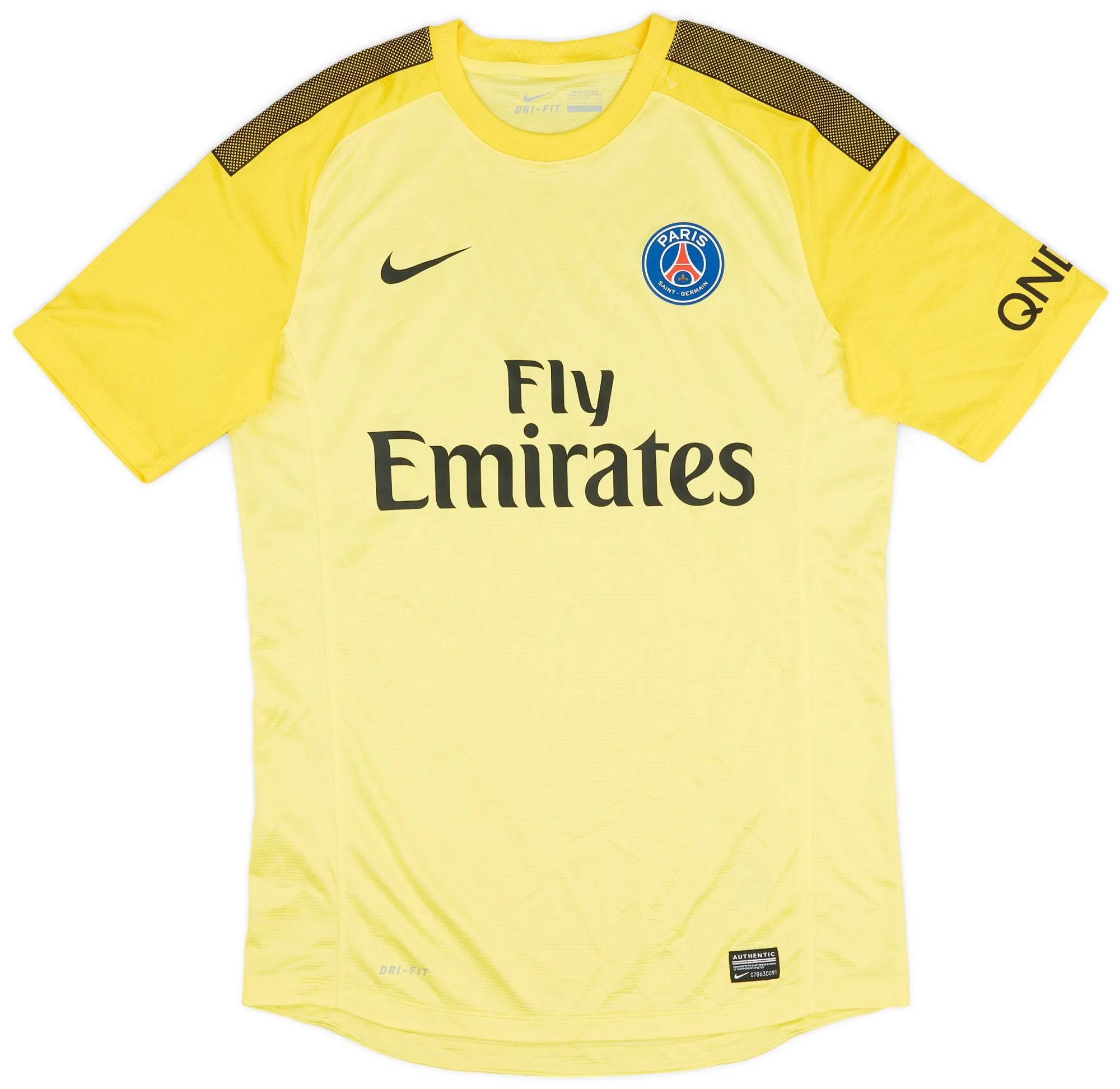 Nike Paris Saint Germain Mens LS Goalkeeper Player Issue Home Shirt 2013/14
