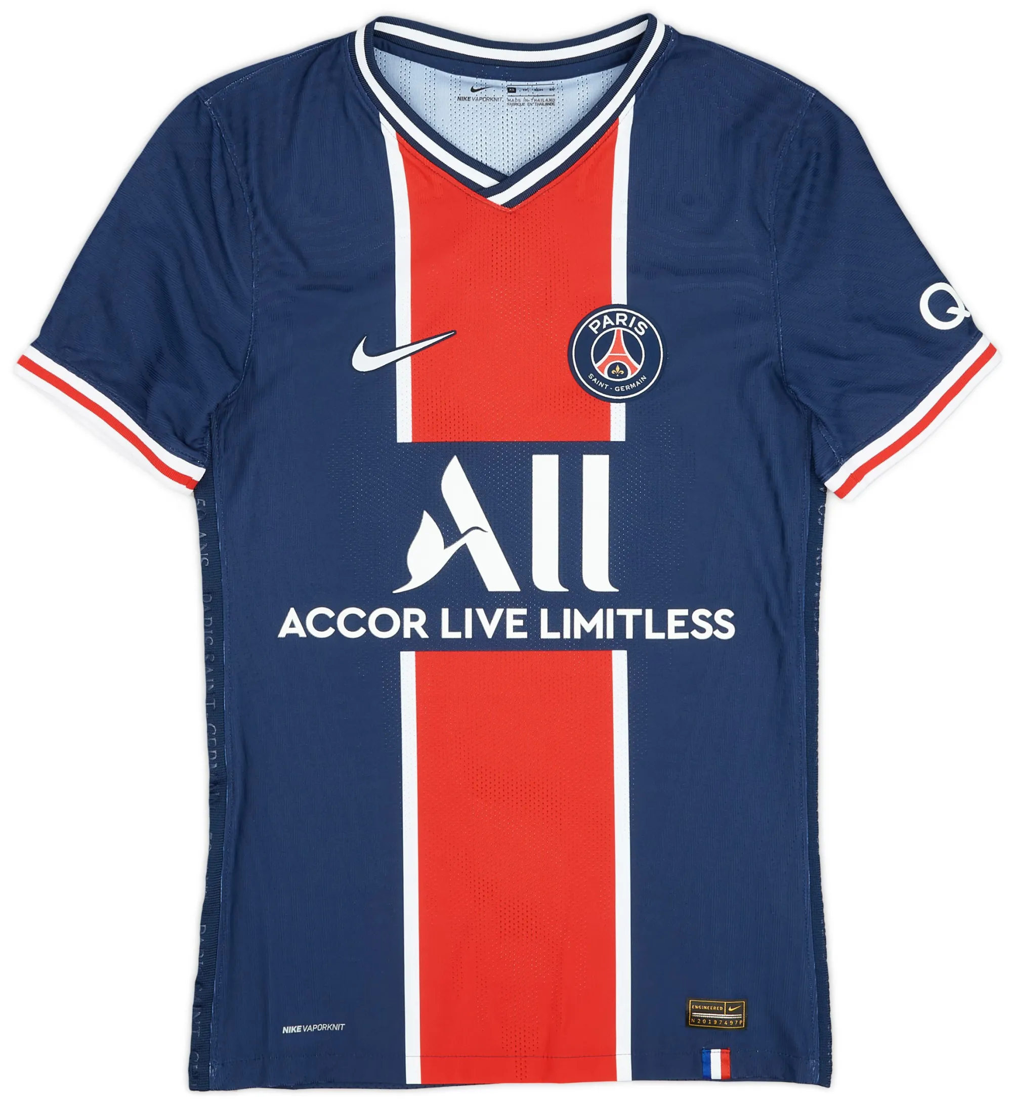 Nike Paris Saint Germain Mens SS Player Issue Home Shirt 2020/21