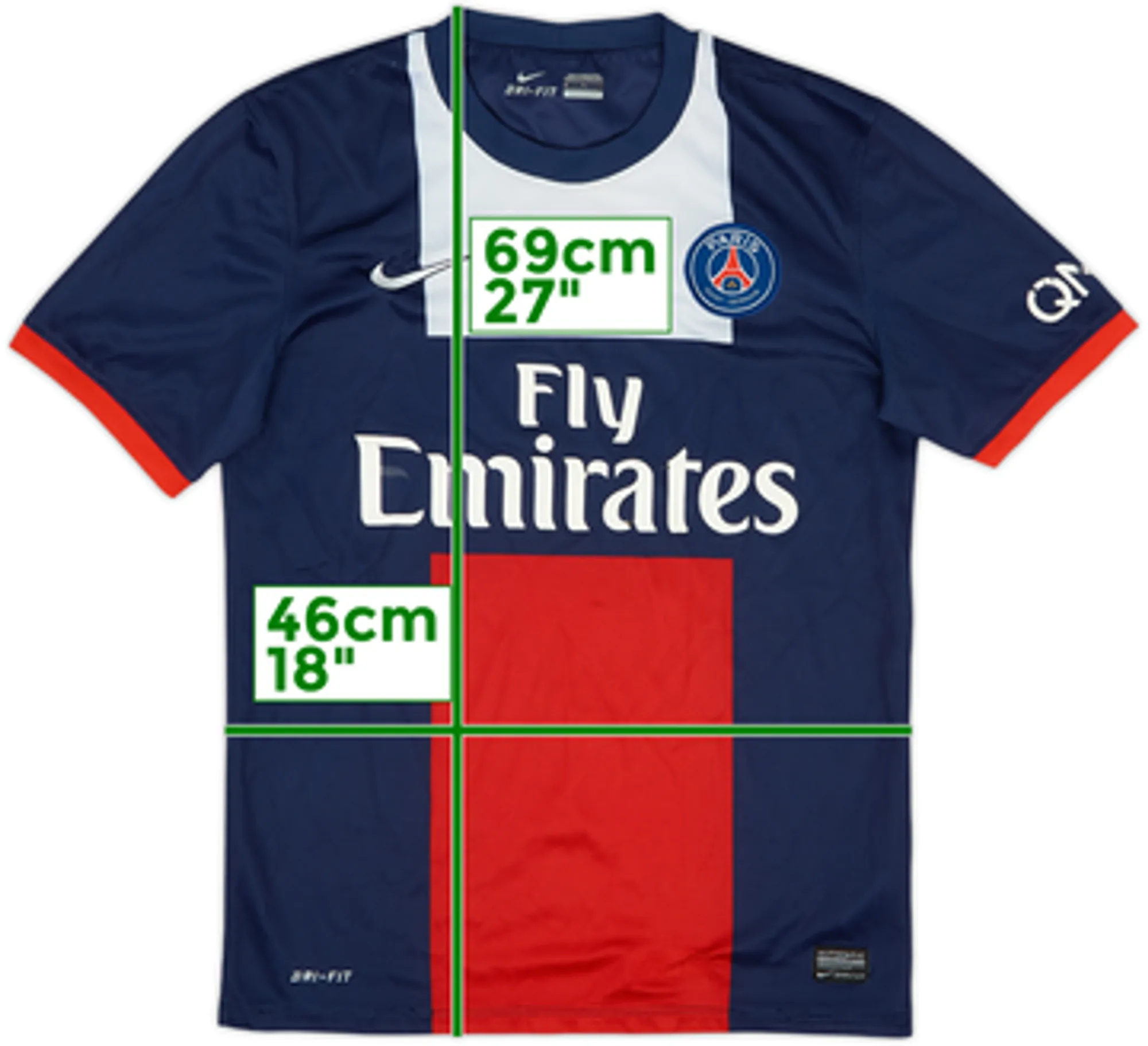 Nike Paris Saint Germain Mens SS Home Shirt 2013/14