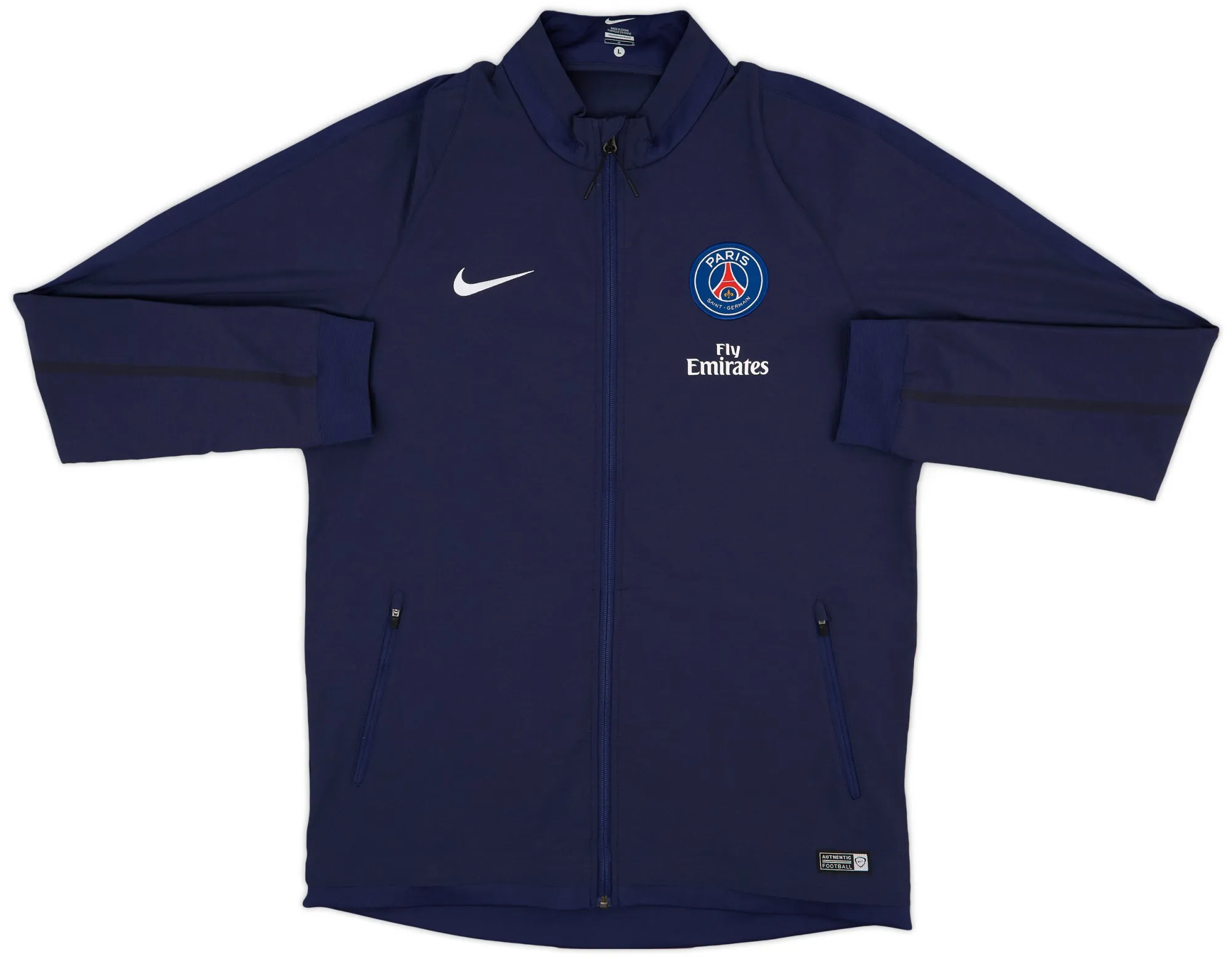 2015-16 Paris Saint-Germain Nike Rain Jacket - 9/10 - (L)
