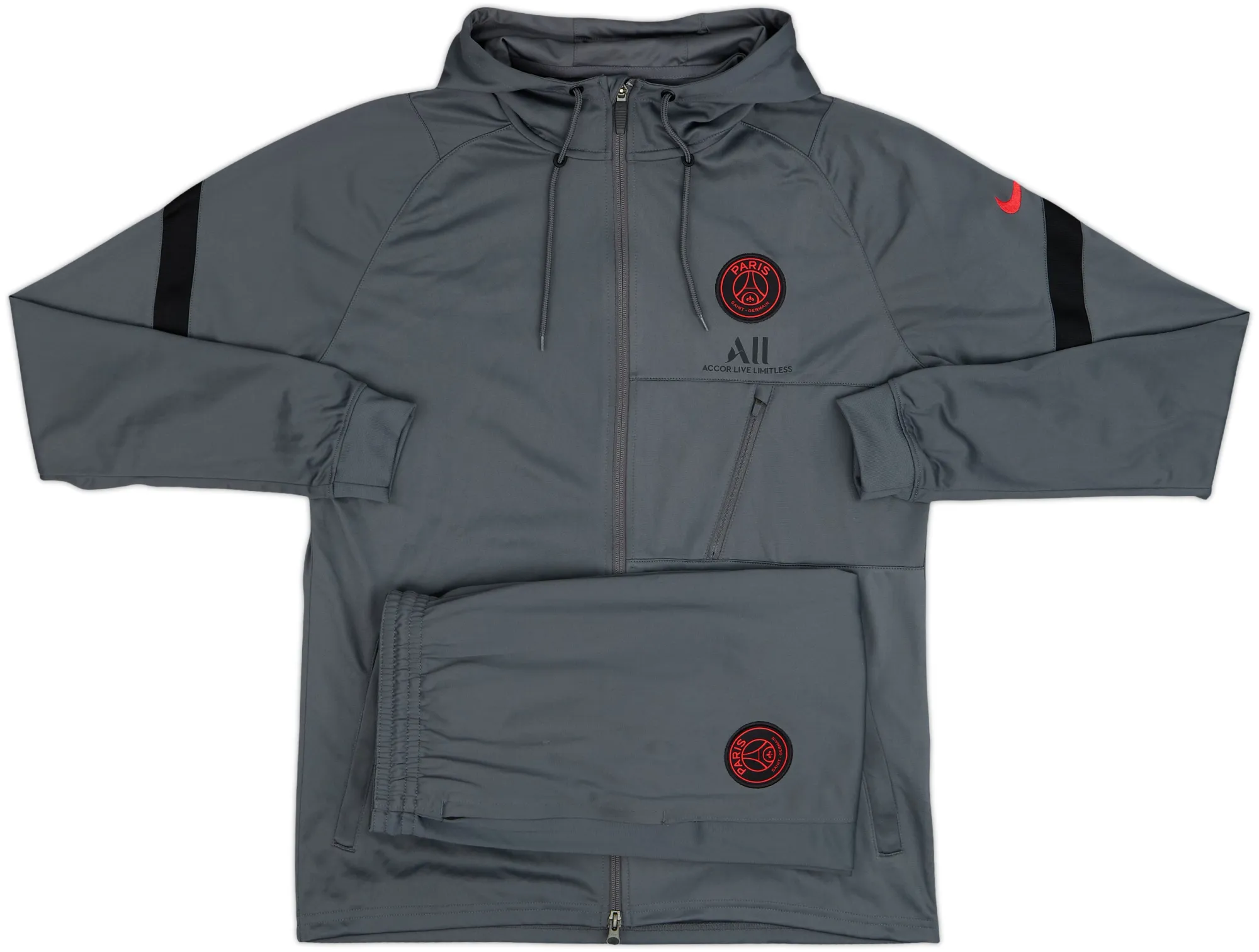 2021-22 Paris Saint-Germain Jordan Tracksuit - 8/10 - (L)