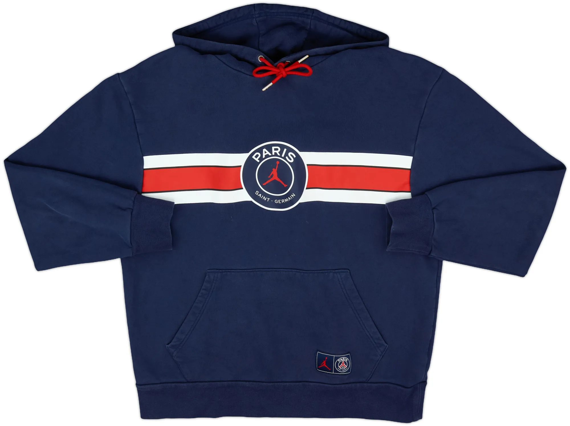 2021-22 Paris Saint-Germain Jordan Hooded Sweat Top - 7/10 - (L)
