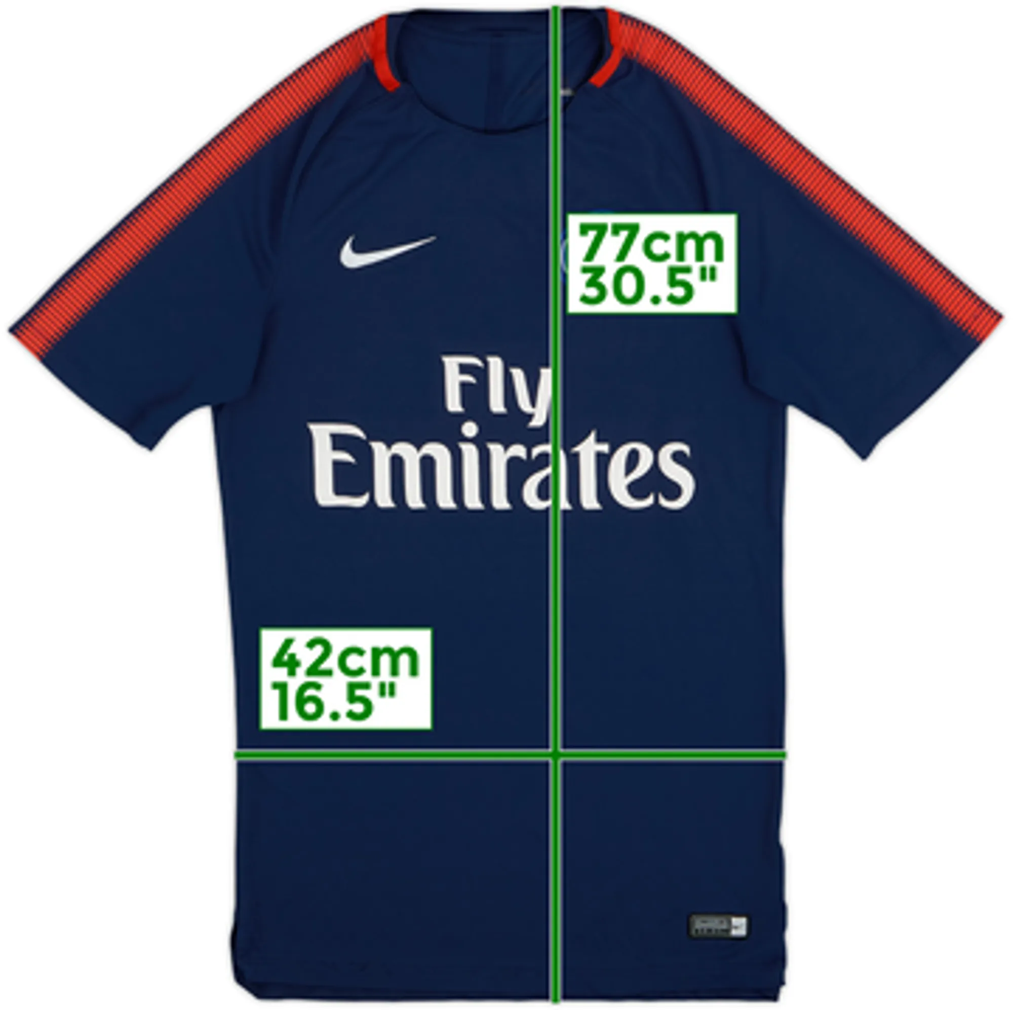 Nike Paris Saint Germain Mens SS Home Shirt 2016/17