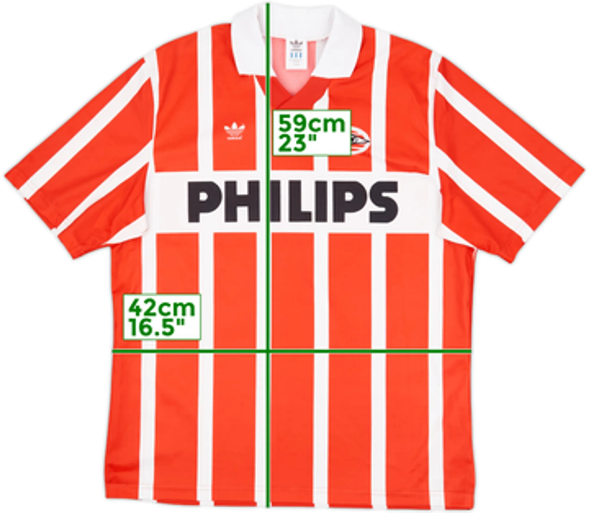 adidas PSV Eindhoven Mens SS Home Shirt 1992/94