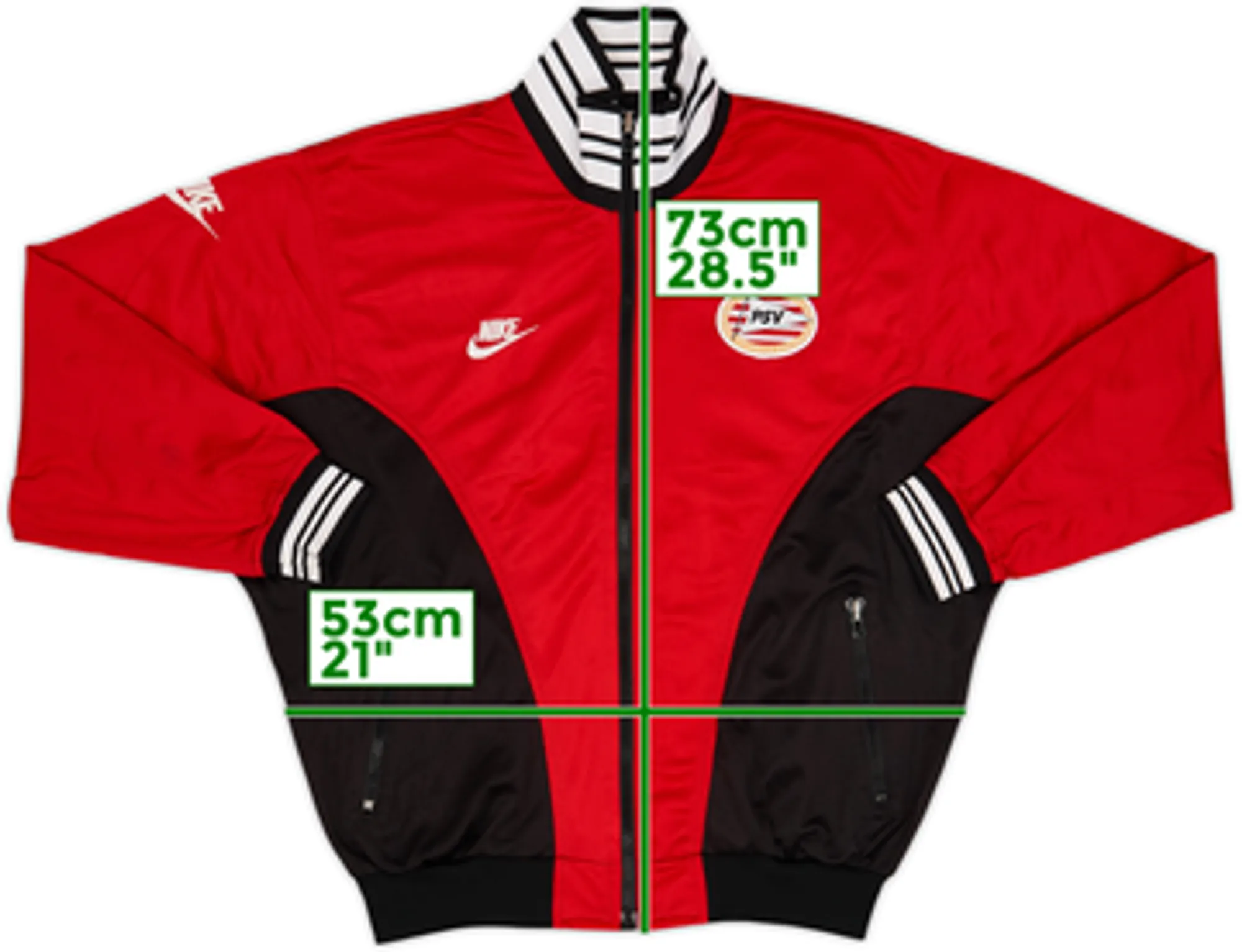1996-97 PSV Nike Track Jacket - 8/10 - (L)