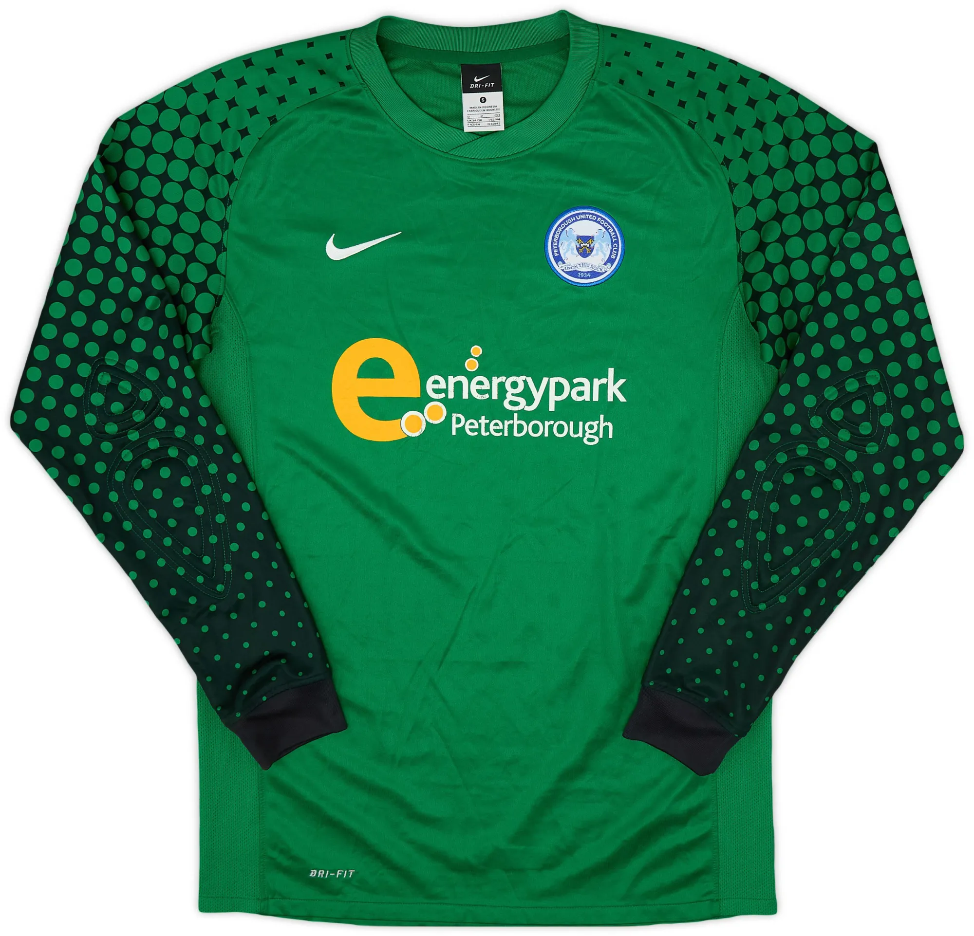 Nike Peterborough United Mens LS Goalkeeper Home Shirt 2011/12