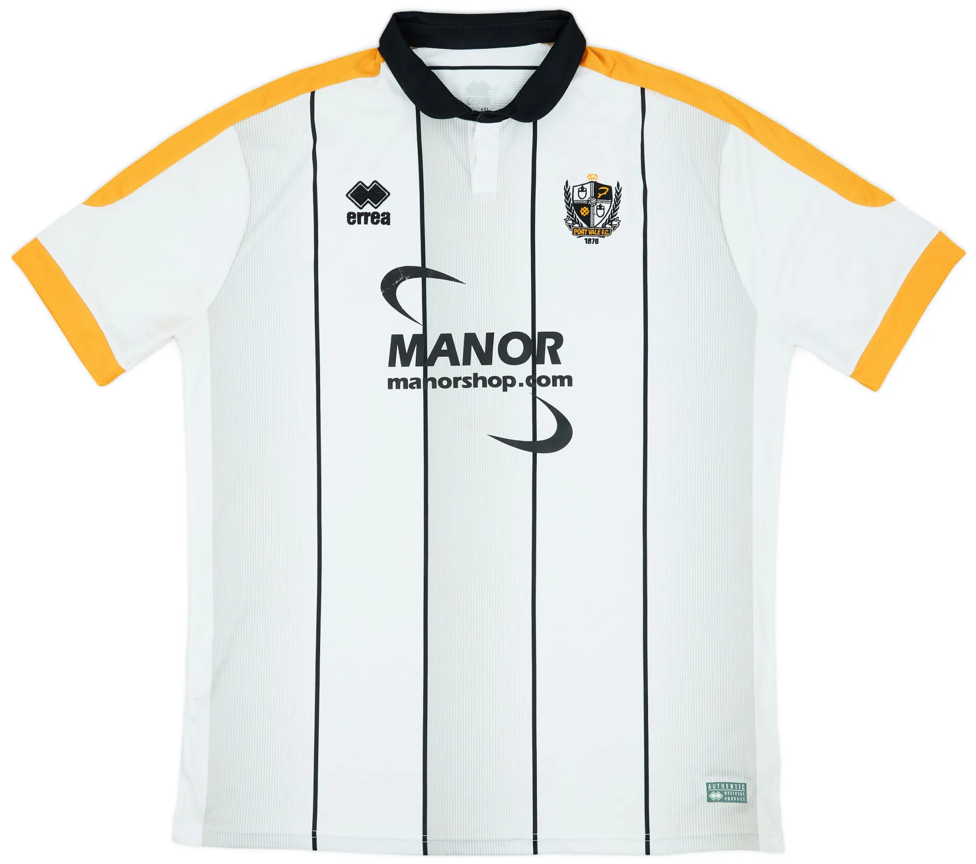 Errea Port Vale Mens SS Home Shirt 2017/18