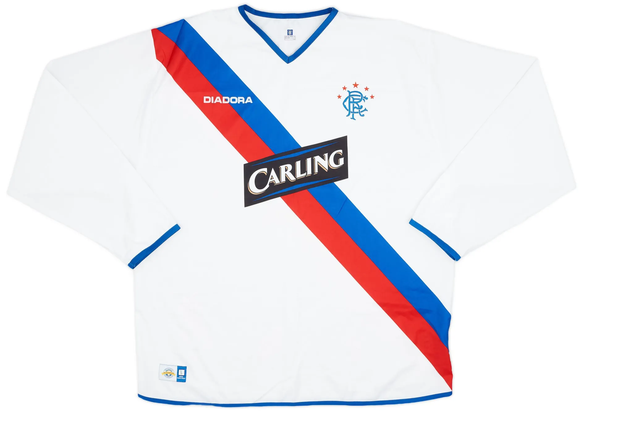 Diadora Rangers Mens LS Away Shirt 2004/05