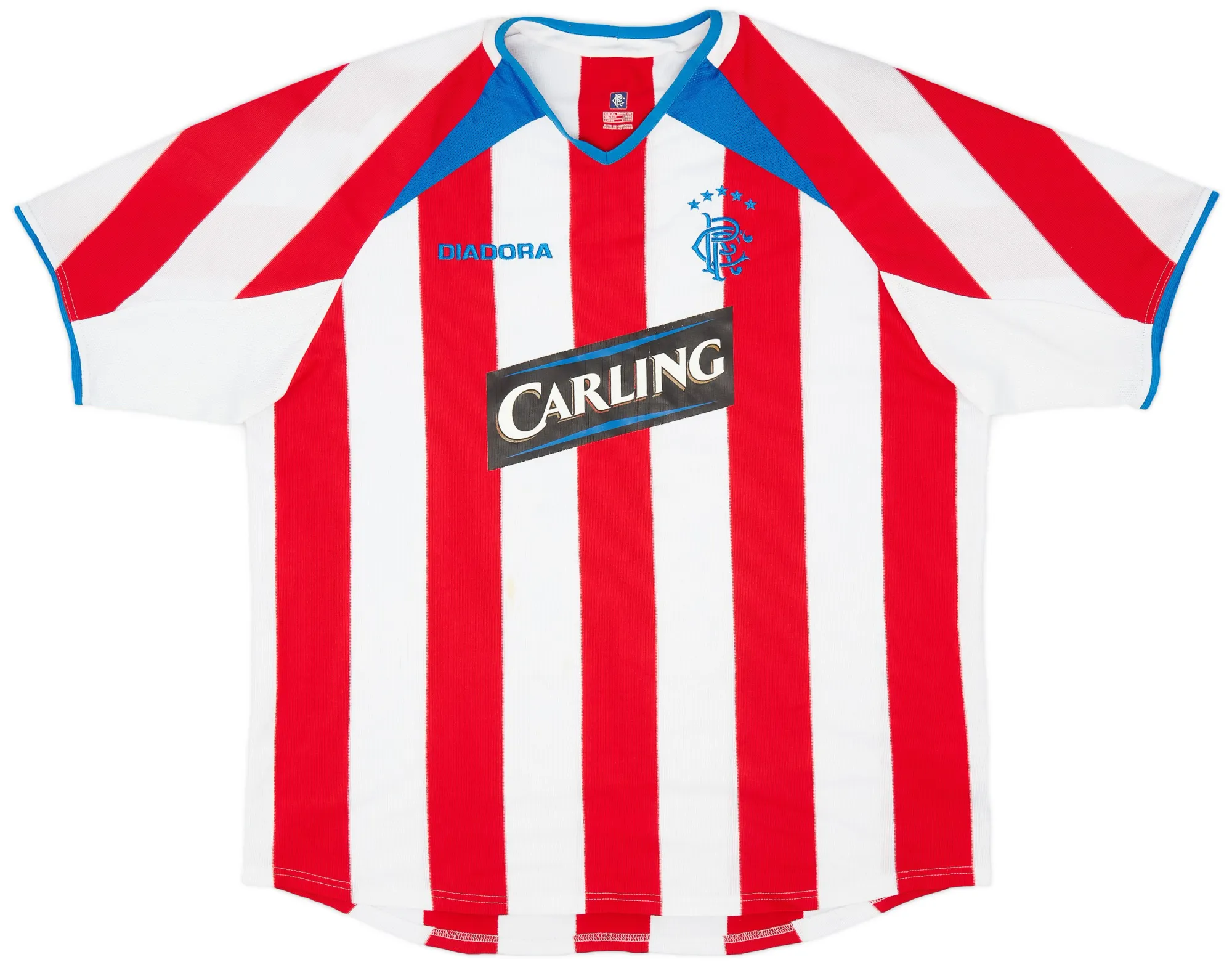 Diadora Rangers Mens SS Away Shirt 2003/04